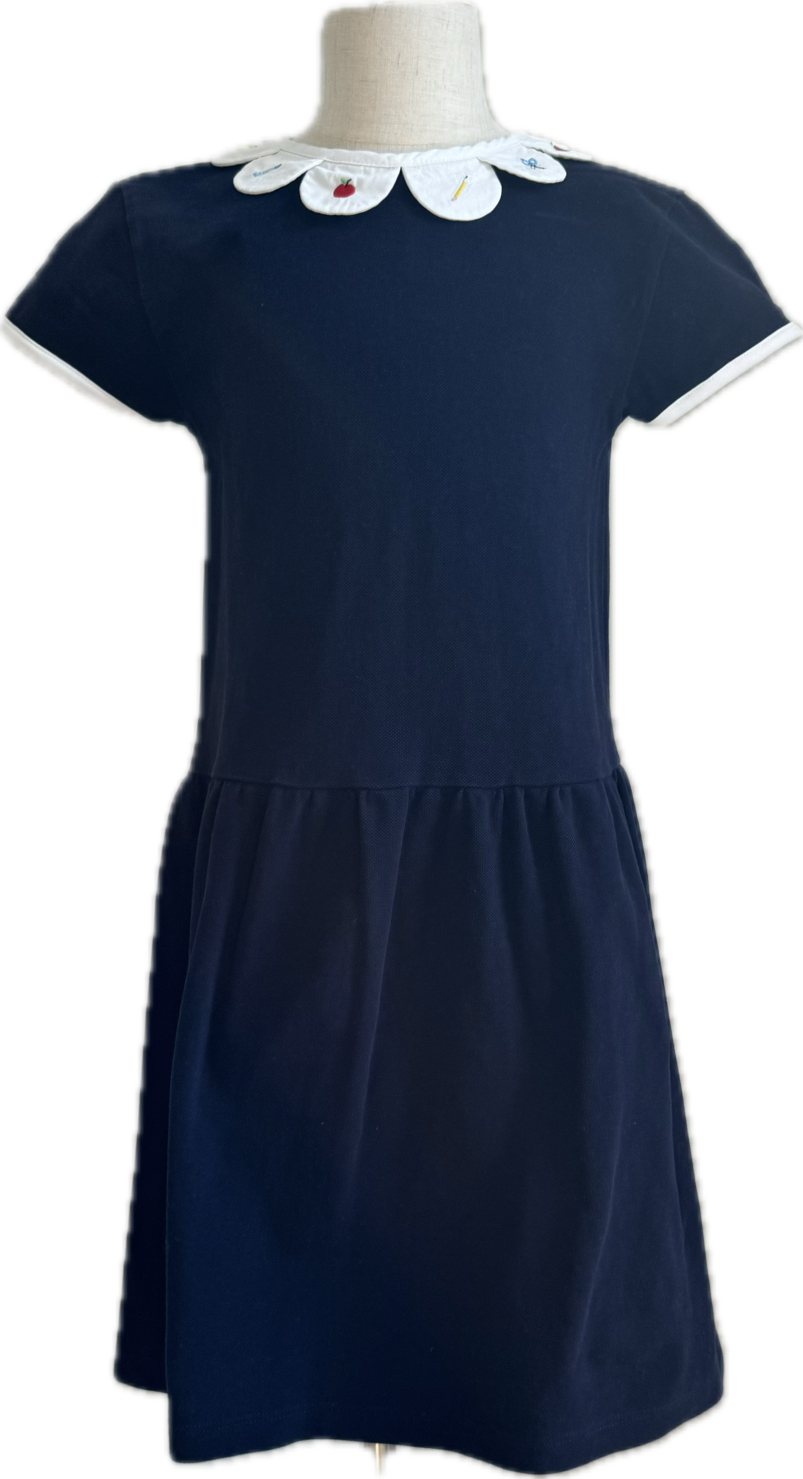 Bella Bliss First Day School Dress, Navy Girls Size 6
