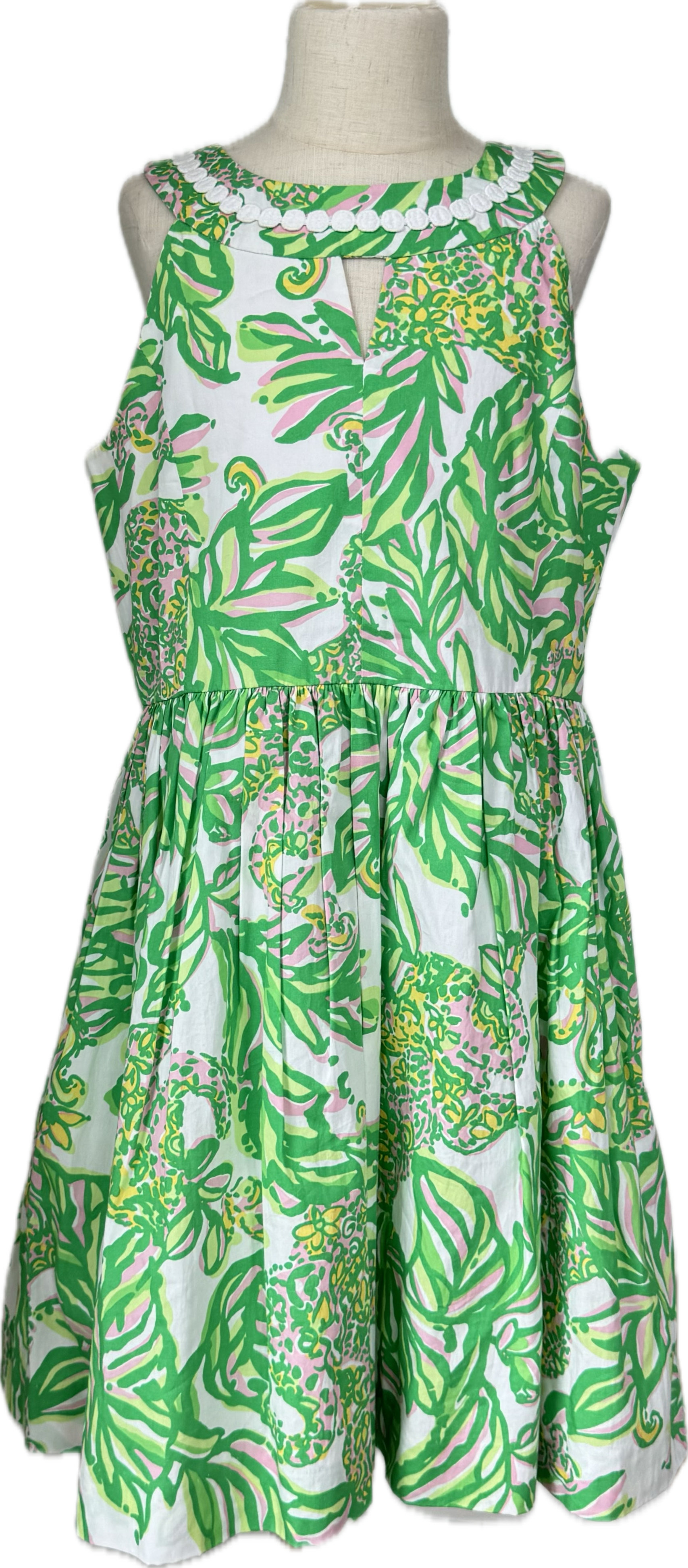 Lilly Pulitzer Dress, Green/Pink Girls Size 14 Lilly Pulitzer Dress, Green/Pink Girls Size 14