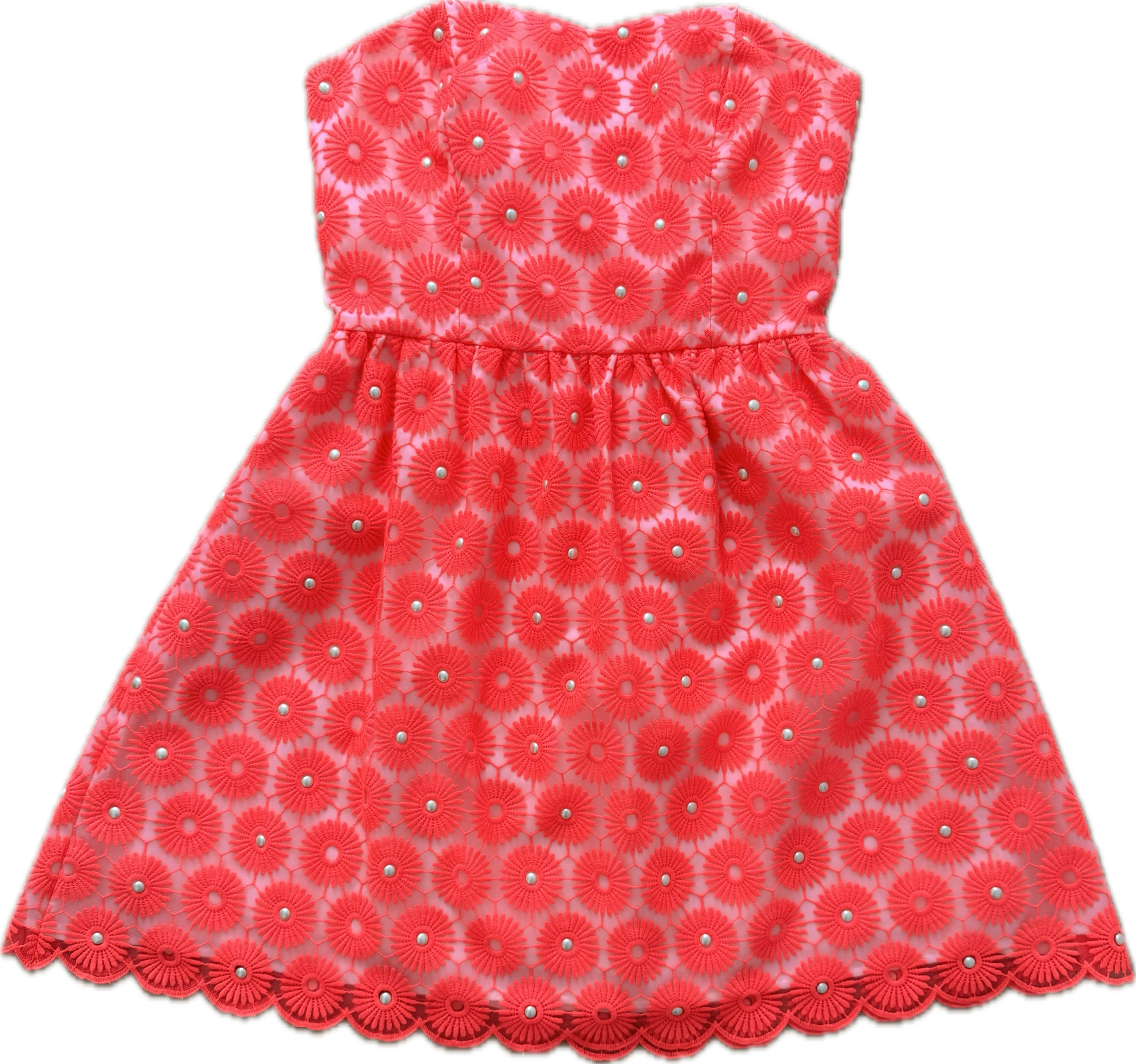 Lilly Pulitzer Strapless Dress, Coral Womens Size 4 in excellent condition — Recycled Lines, Fairfield CT | Premium Sustainable Consignment
