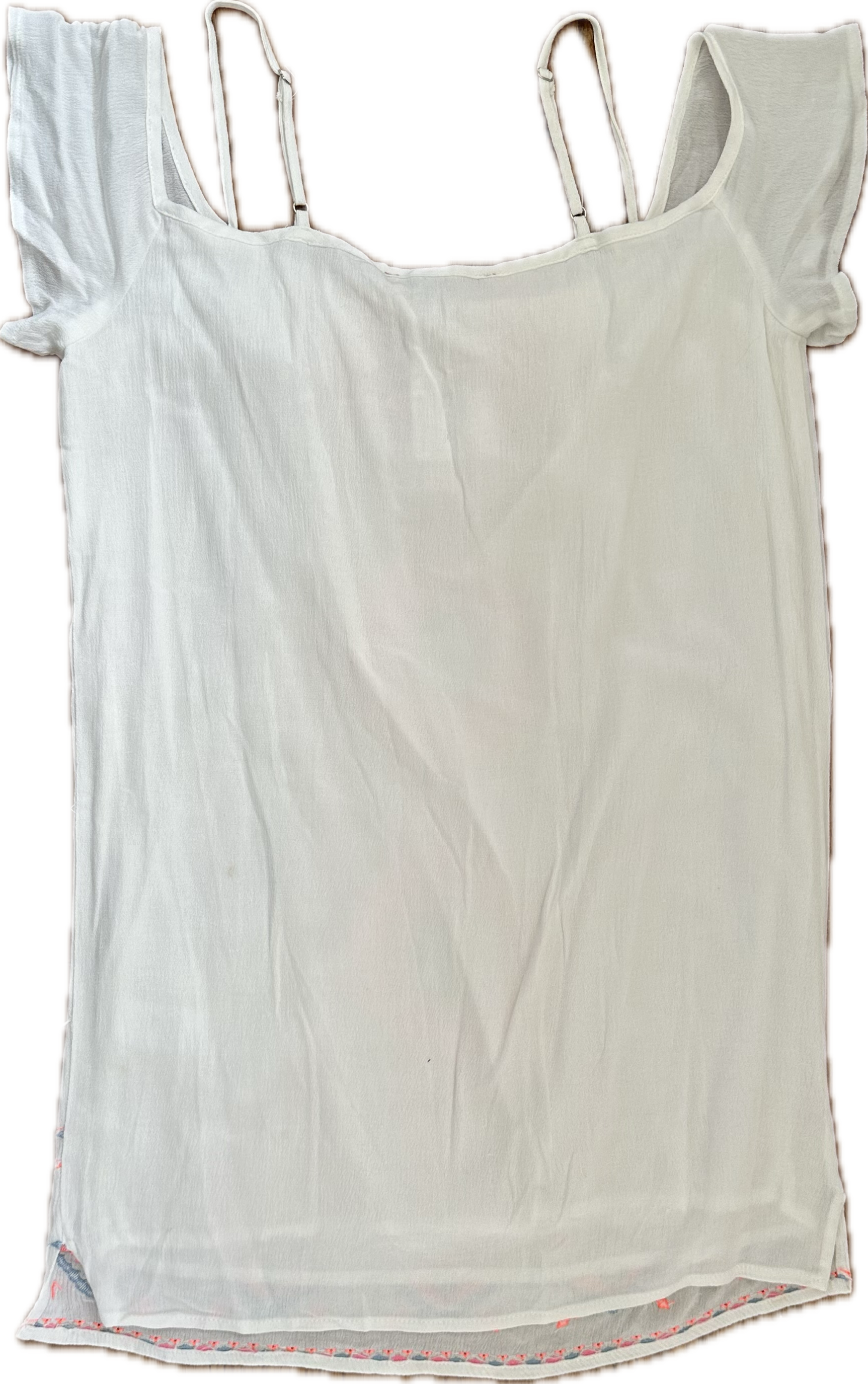 Signature 8 Dress, White/Multi Print Womens Size S