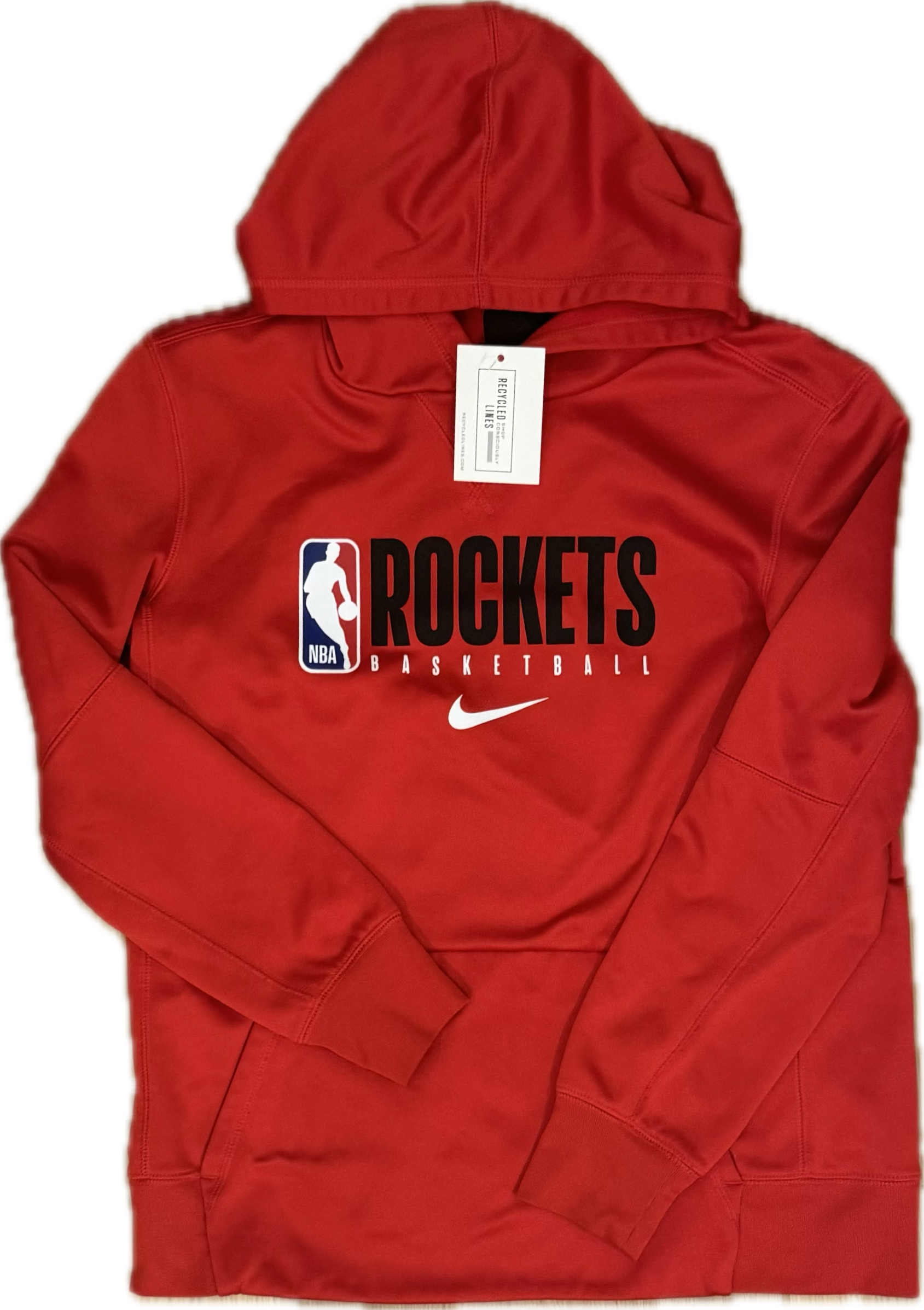 Nike Rockets Hooded Sweatshirt, Red Boys Size L