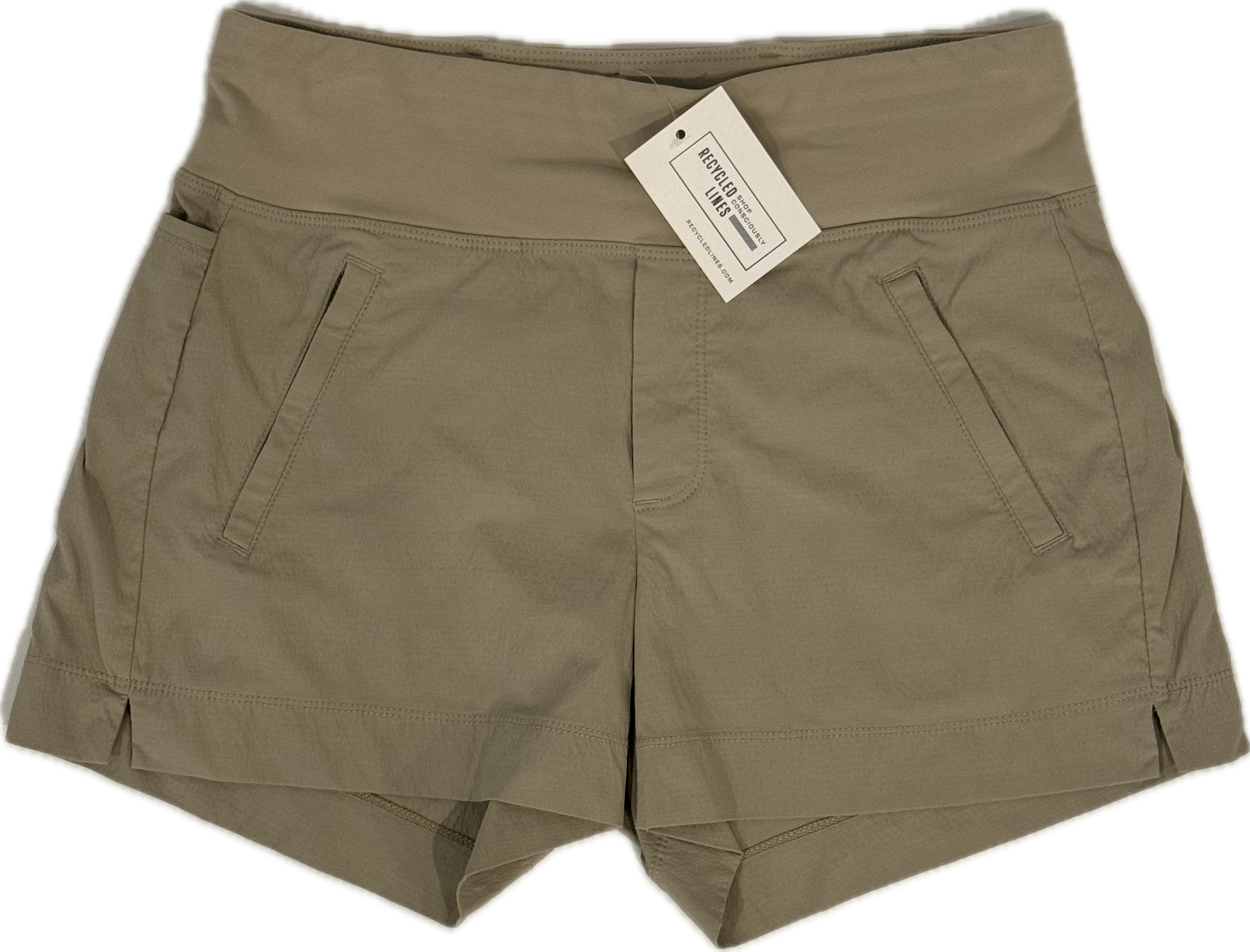 Athleta Shorts, Khaki Womens Size 4 in excellent condition — Recycled Lines, Fairfield CT | Premium Sustainable Consignment