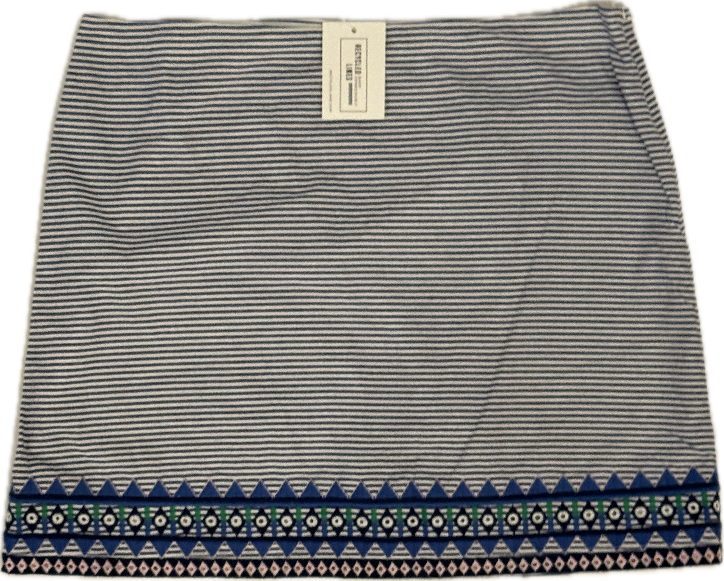 Vineyard Vines Striped Skirt, Blue/White Womens Size 14
