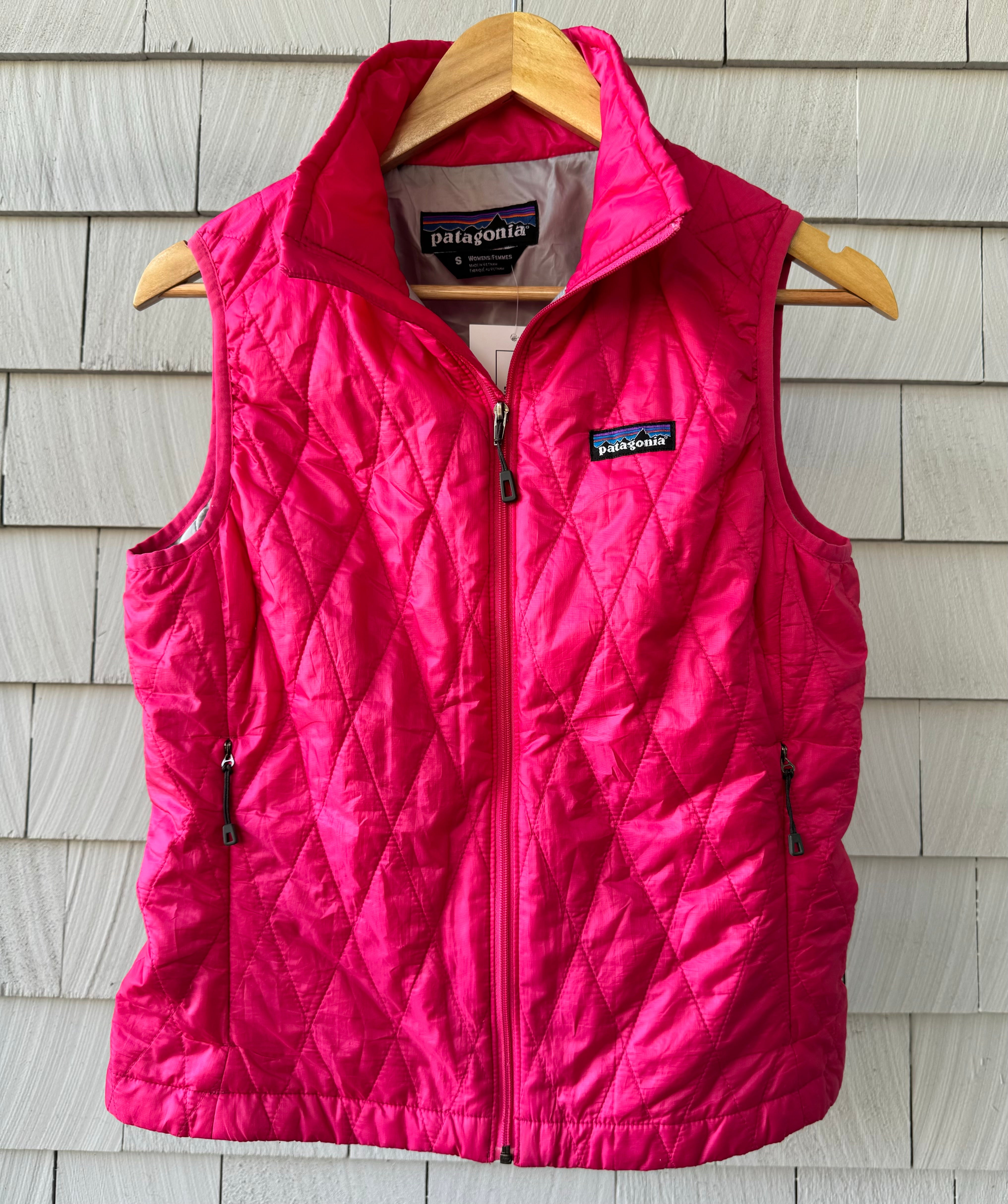 Patagonia Vest, Hot Pink Womens Size S - Main Image