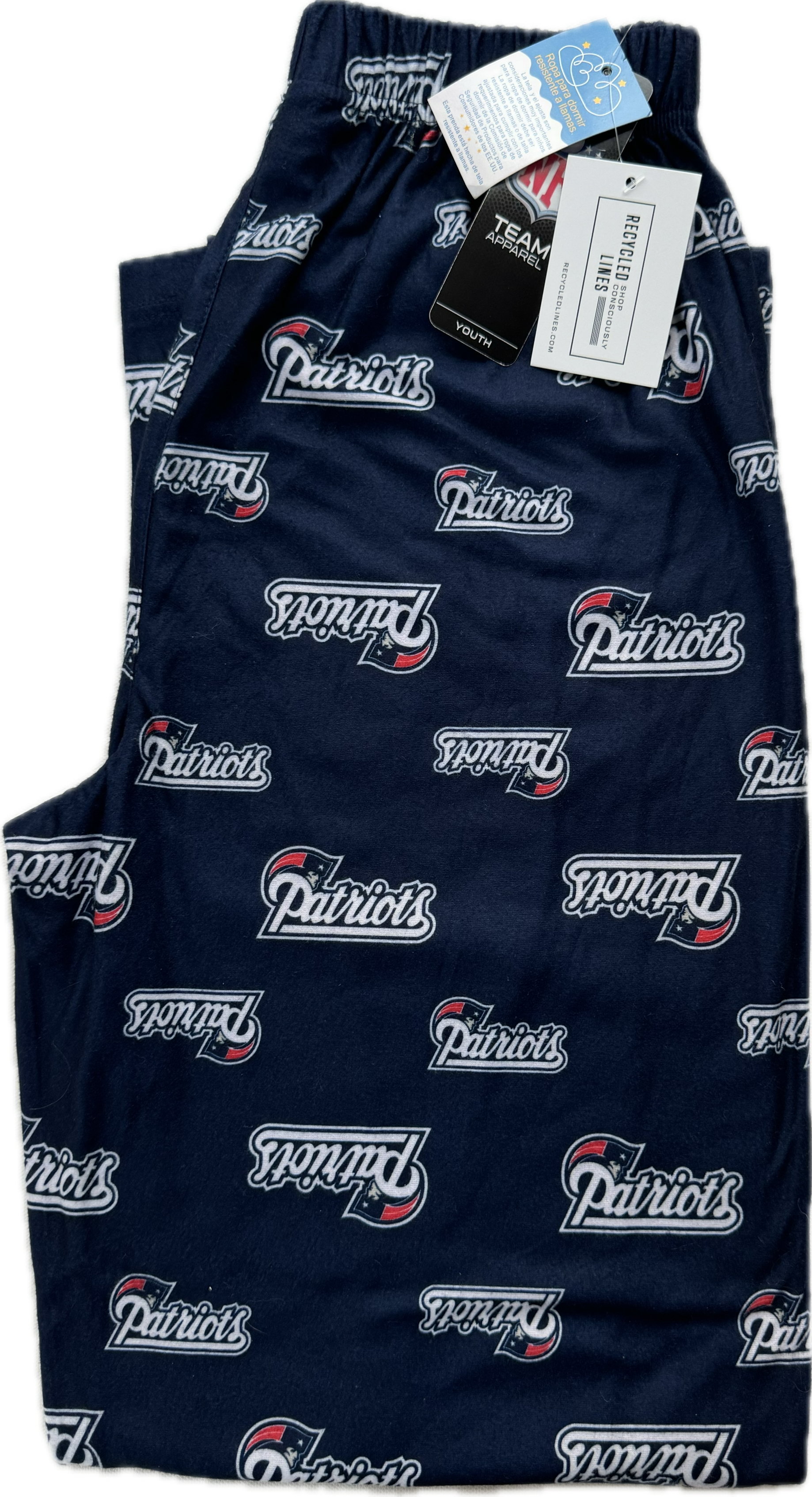 NFL.com NWT Patriots Pajama Pants, Navy Boys Size XL