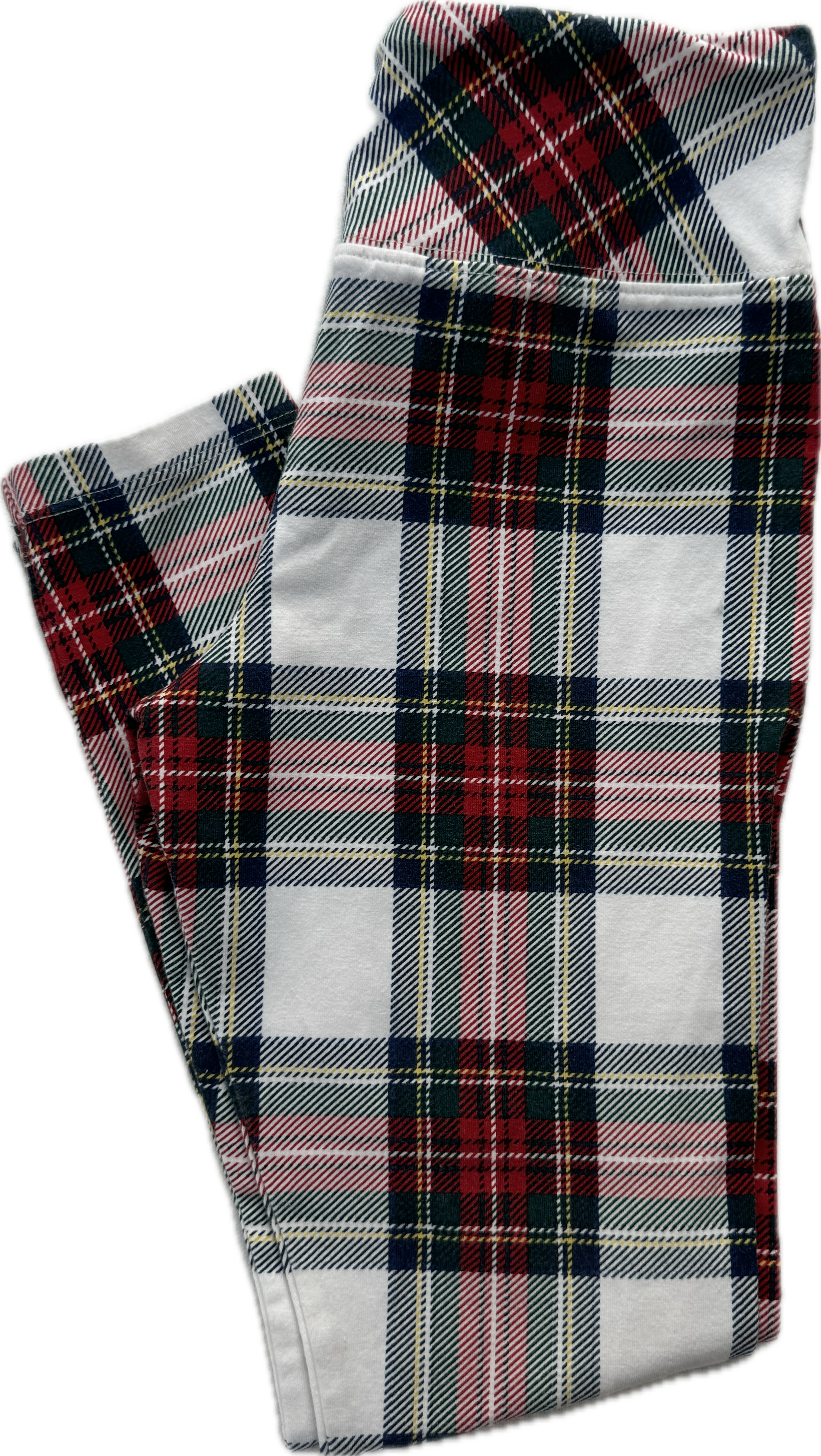 Vineyard Vines Tartan Leggings, Cream Girls Size M (10/12) in excellent condition — Recycled Lines, Fairfield CT | Premium Sustainable Consignment