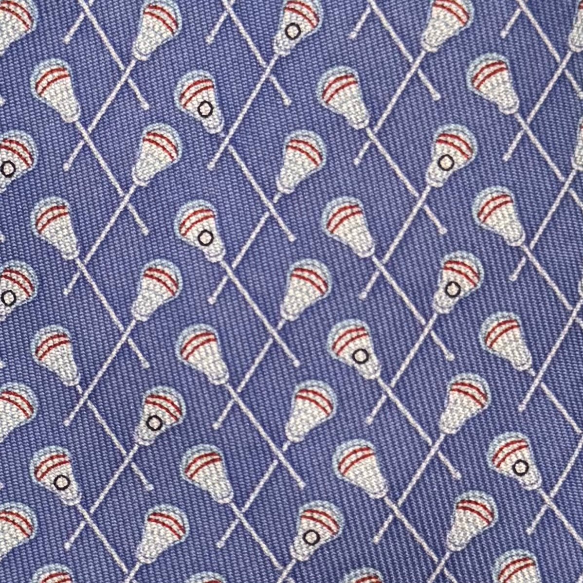 Vineyard Vines Lacrosse Tie Blue Boys P10242