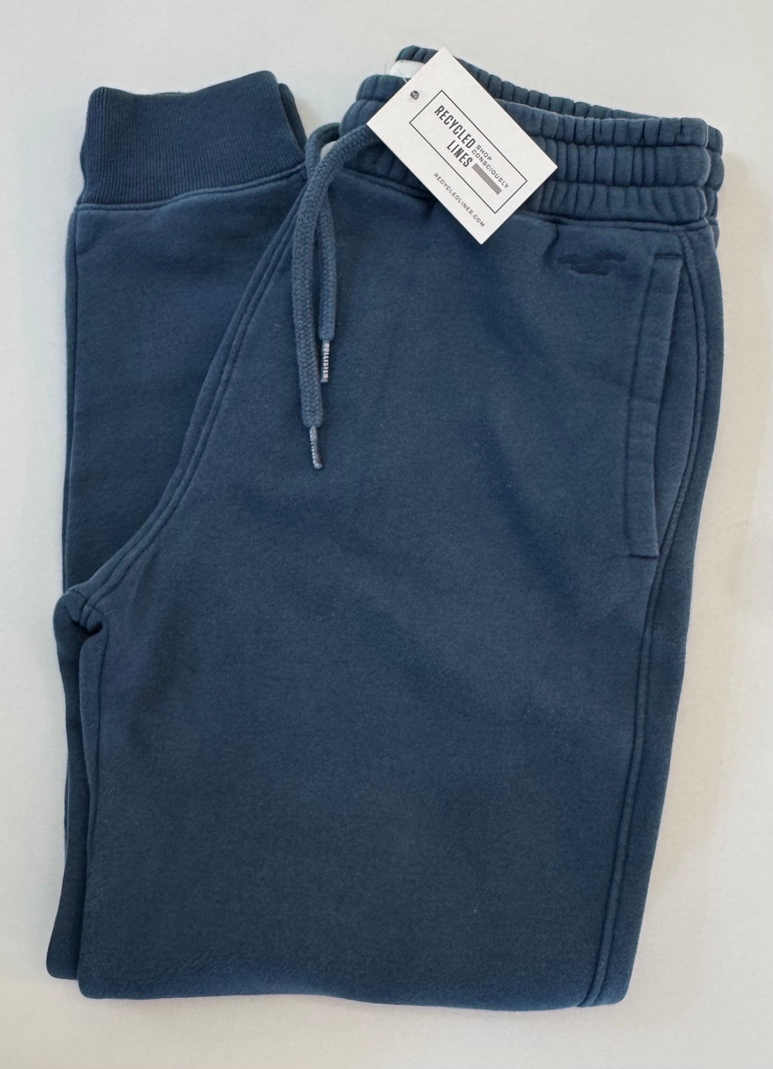 Hollister dusty blue men's XS Tall drawstring sweatpants, item P10753
