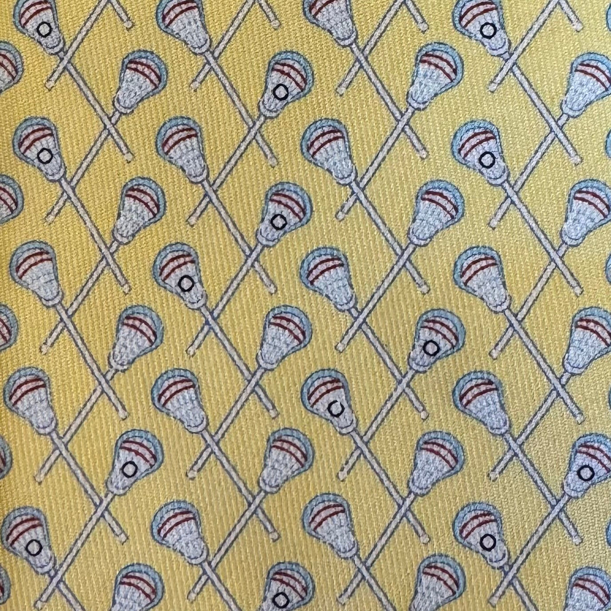 Vineyard Vines Lacrosse Tie Yellow Boys P11200