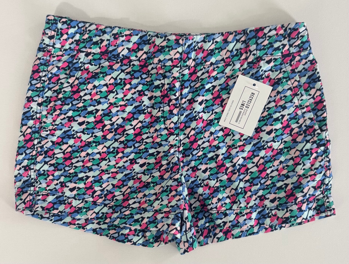 Vineyard Vines multicolor patterned shorts girls size 14