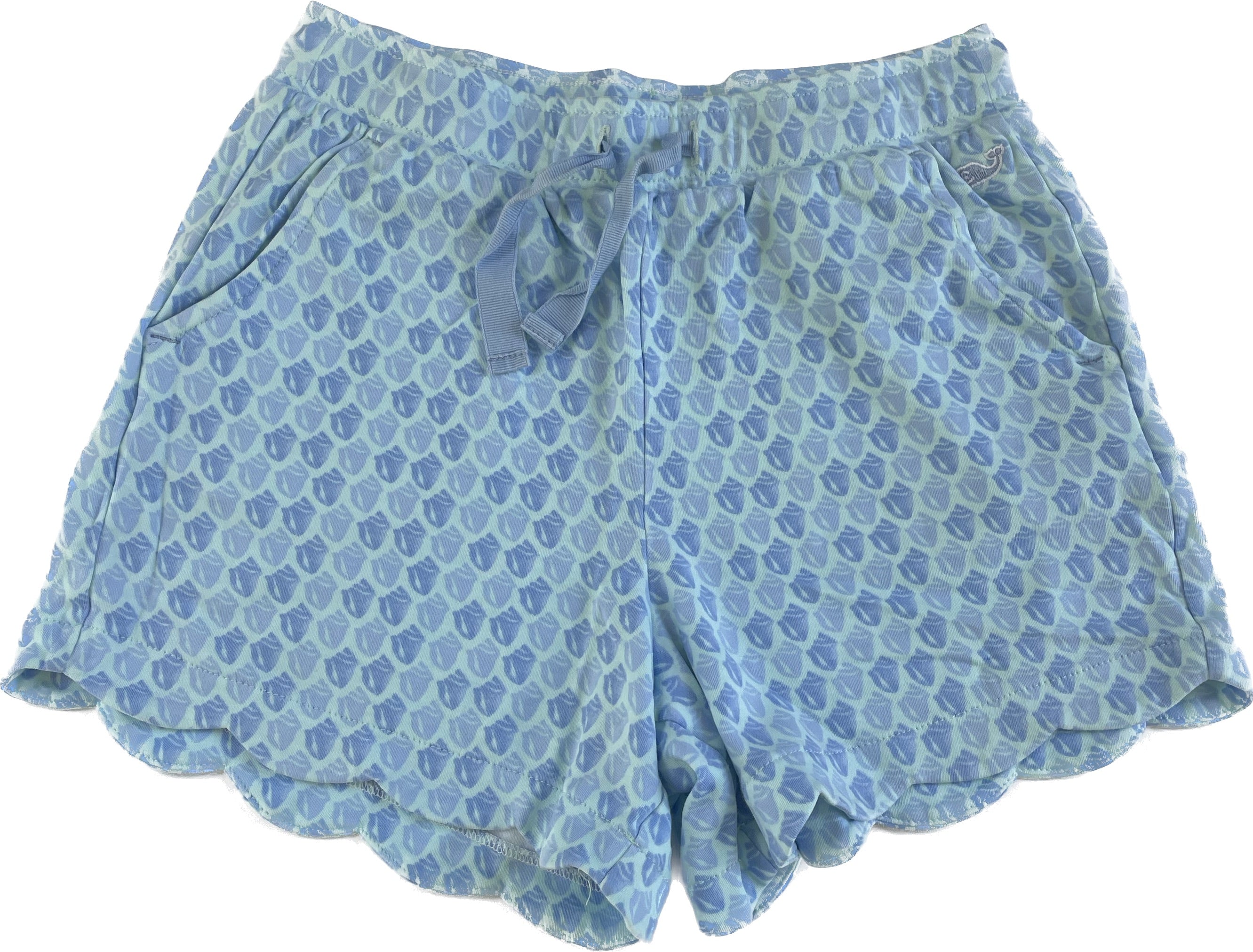 Vineyard Vines Shorts, Blue Shells Girls Size M in excellent condition — Recycled Lines, Fairfield CT | Premium Sustainable Consignment