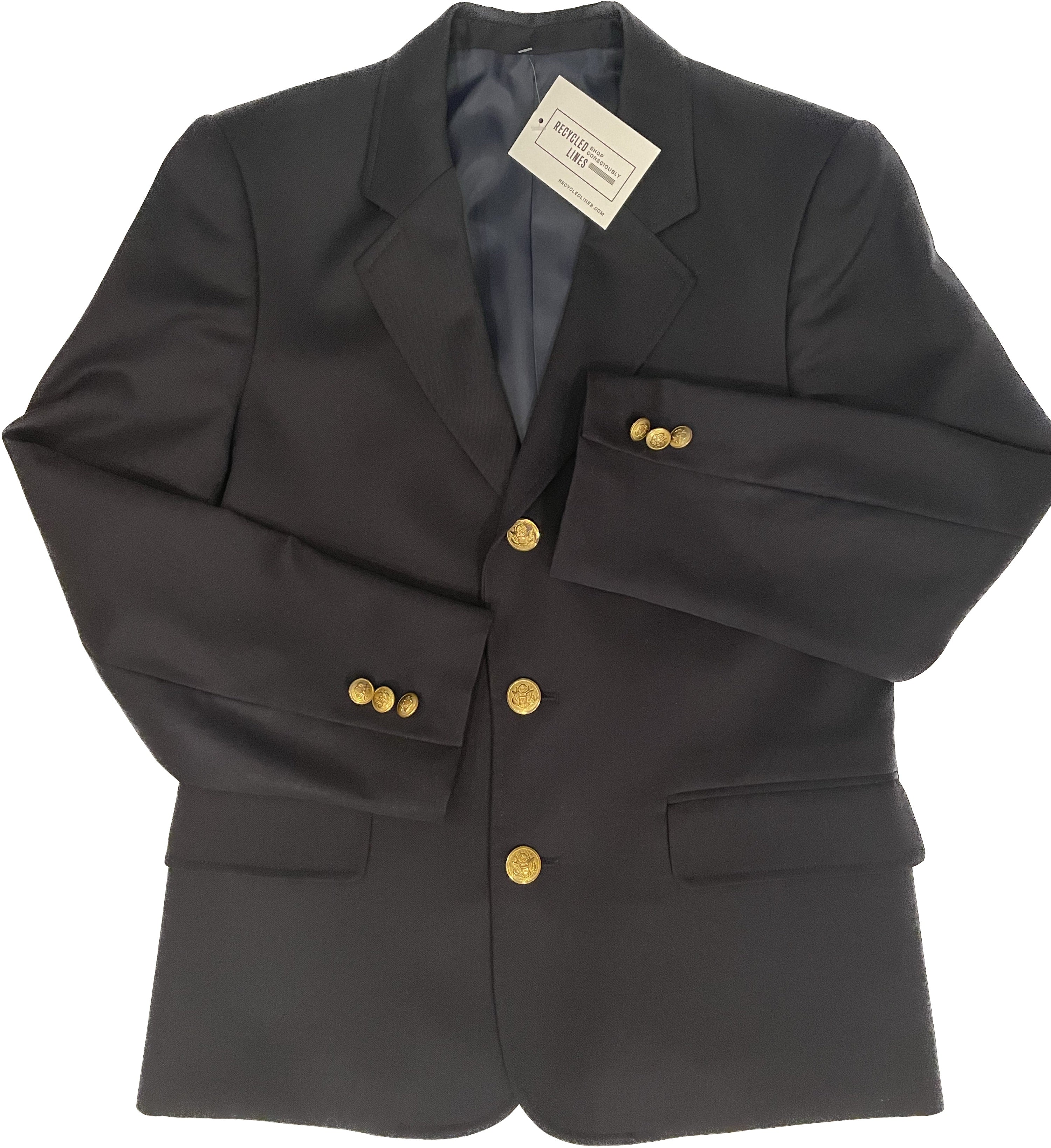 Rugged Bear Blazer, Navy Boys Size 14 in excellent condition — Recycled Lines, Fairfield CT | Premium Sustainable Consignment