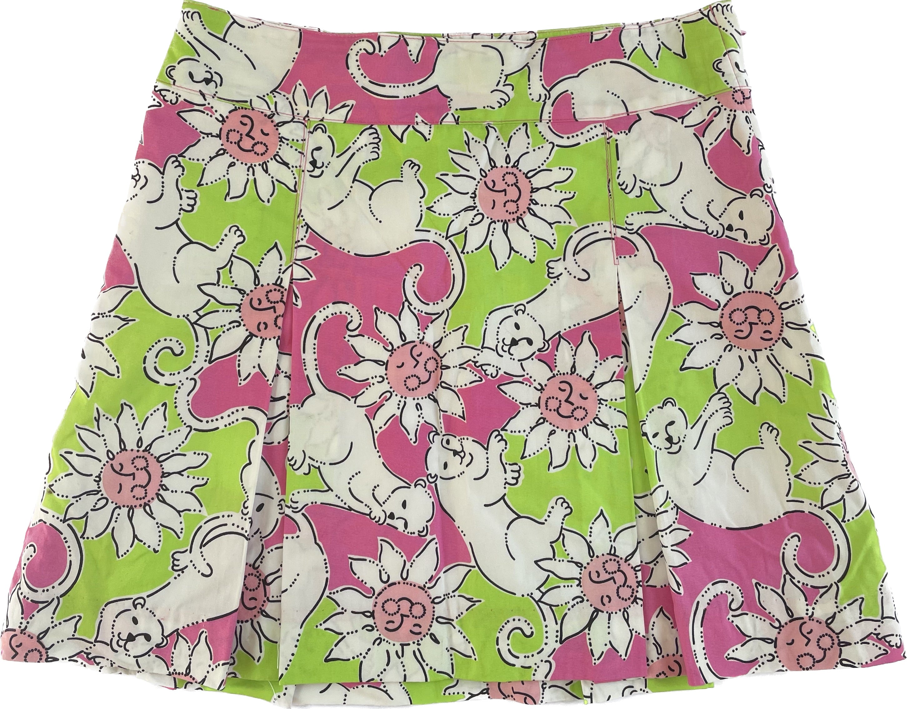 Lilly Pulitzer Skirt, Green/Pink Girls Size 10