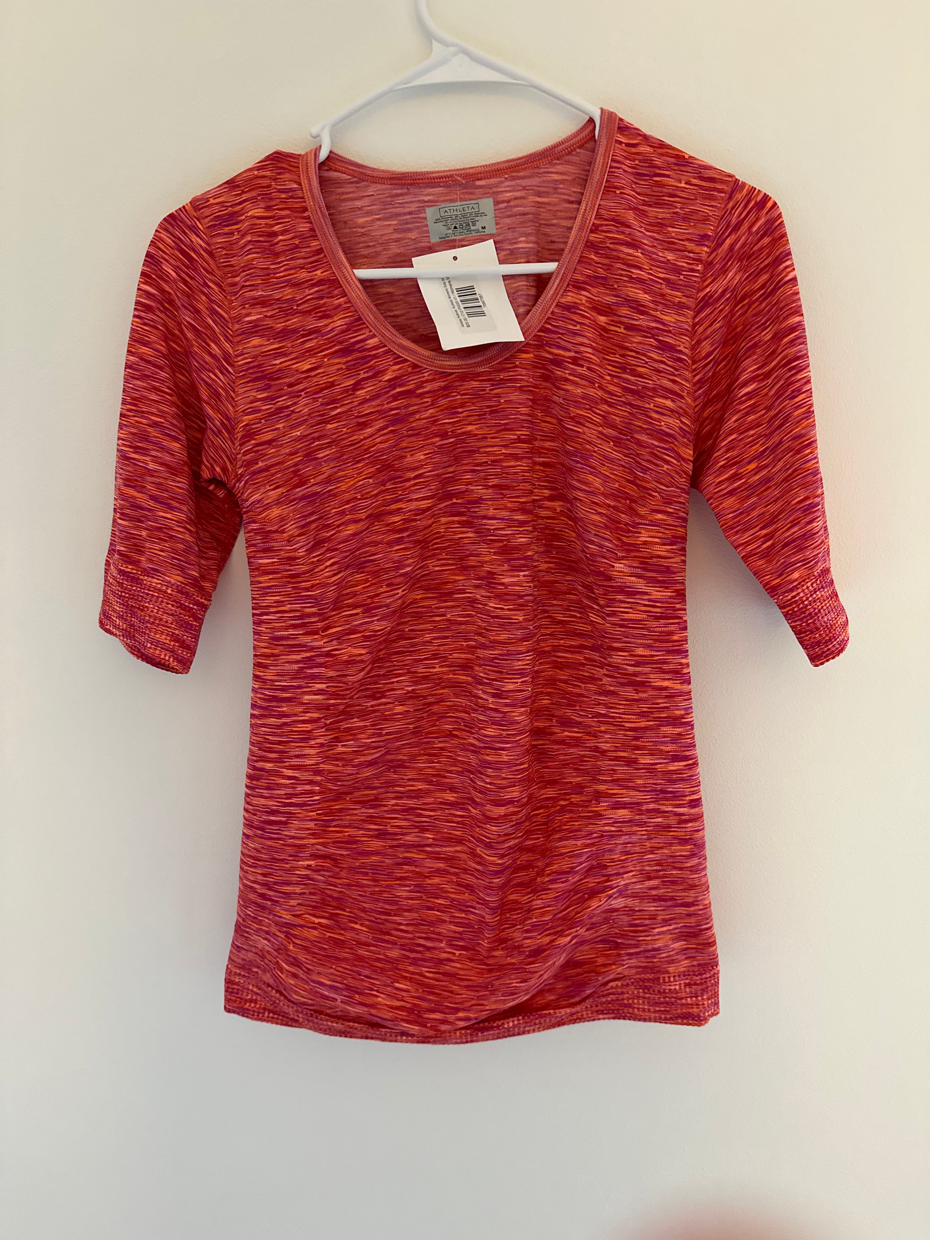 Athleta Pullover, Fuchsia Womens Size M in excellent condition — Recycled Lines, Fairfield CT | Premium Sustainable Consignment