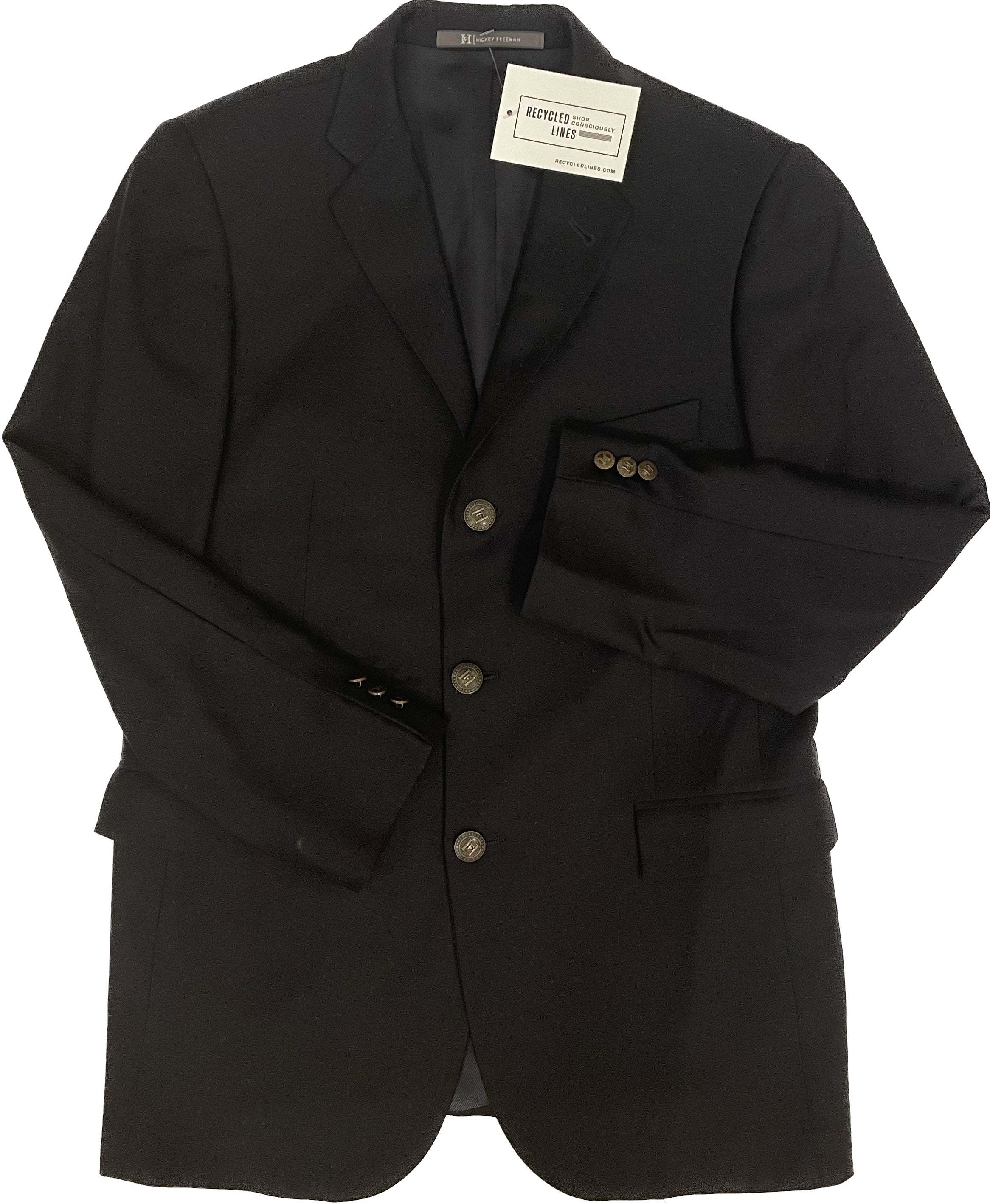 Hickey Freeman Blazer, Navy Boys Size 12 in excellent condition — Recycled Lines, Fairfield CT | Premium Sustainable Consignment