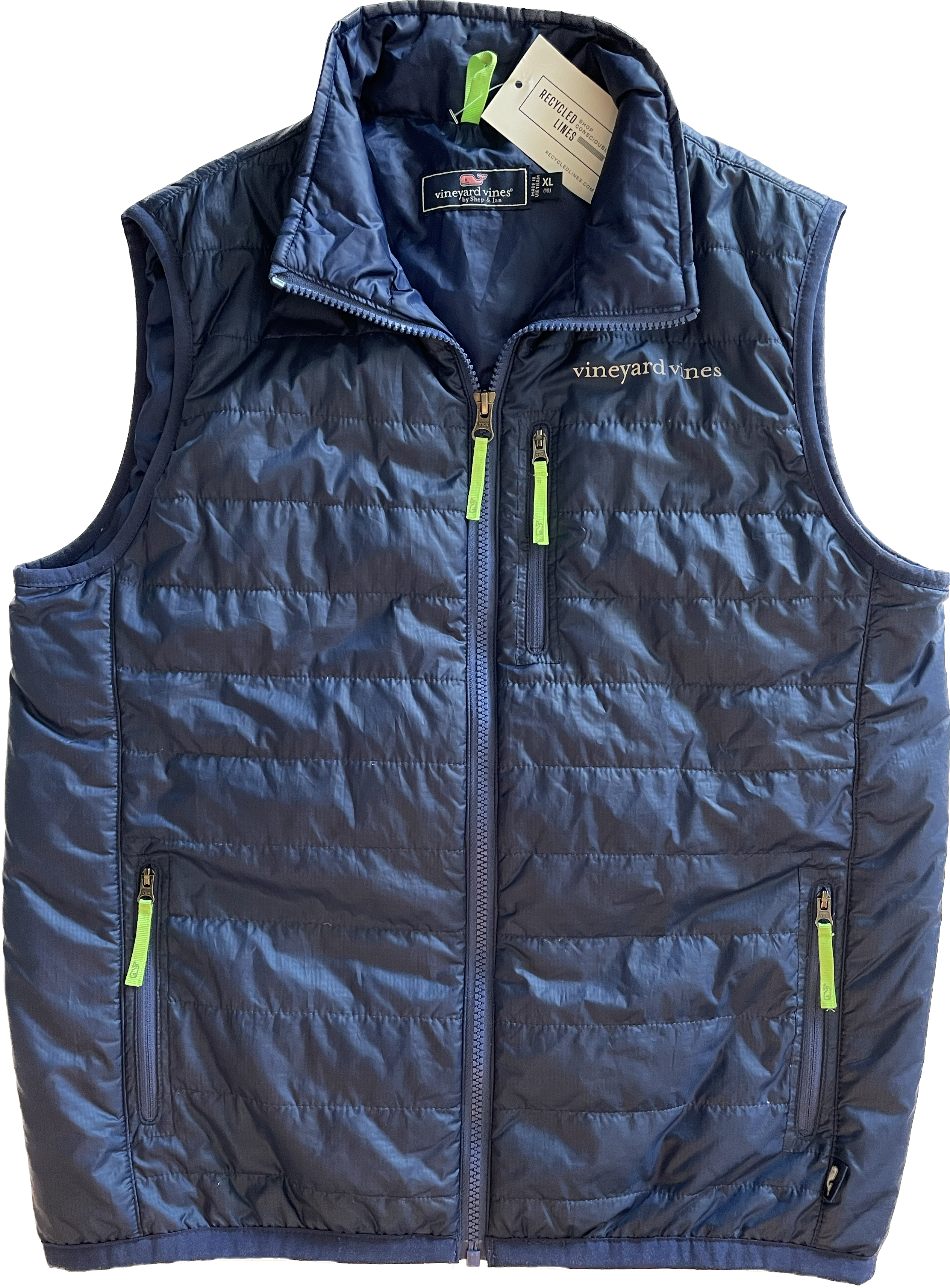 Vineyard Vines Vest, Navy Boys Size XL (18)