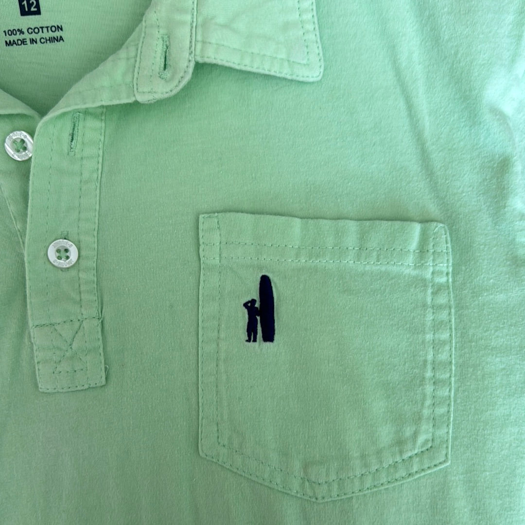 johnnie-O Polo, Lime Green Boys Size 12