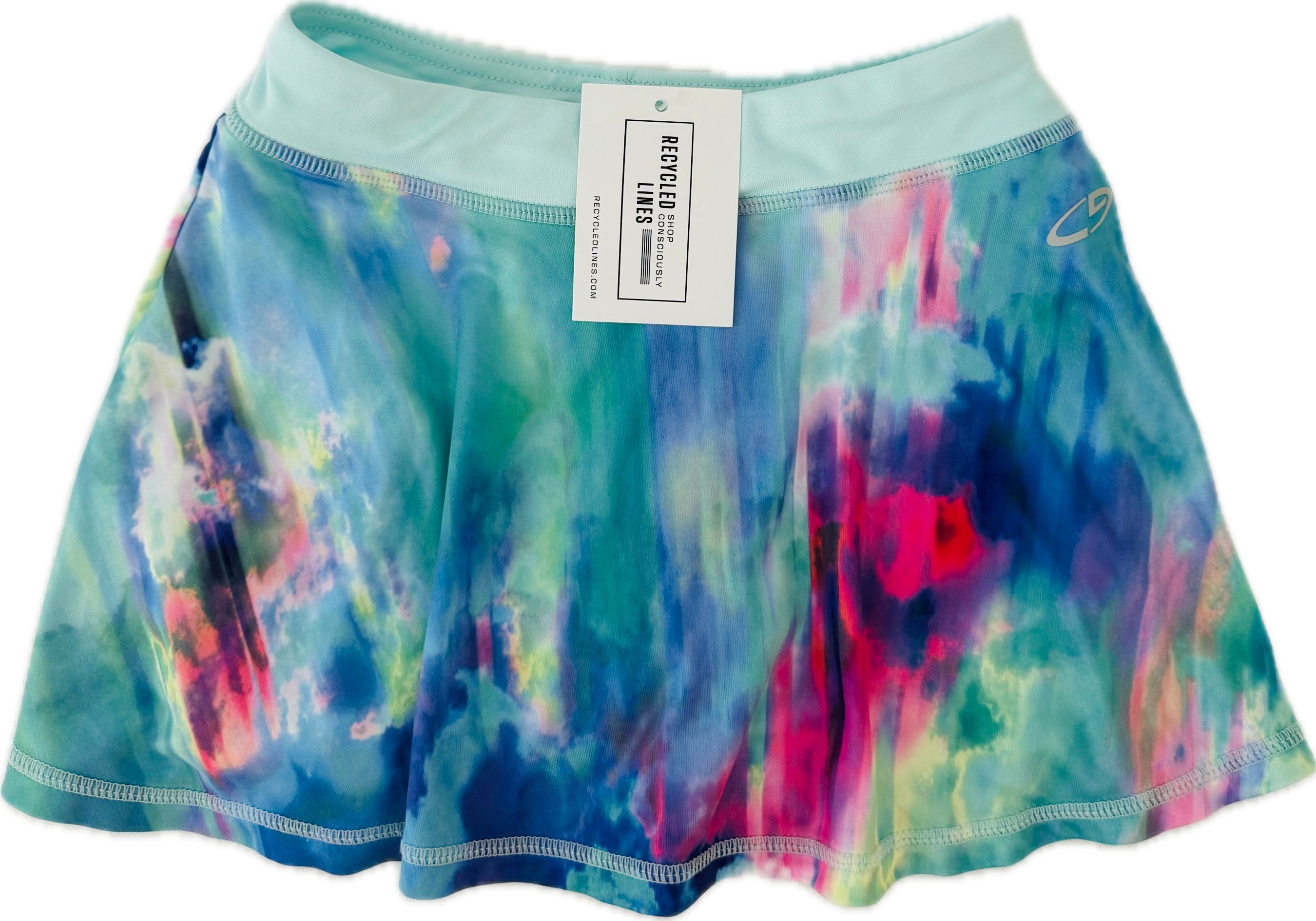 Champion Tennis Skirt, Mint Tie Dye Girls Size S (6/6x)