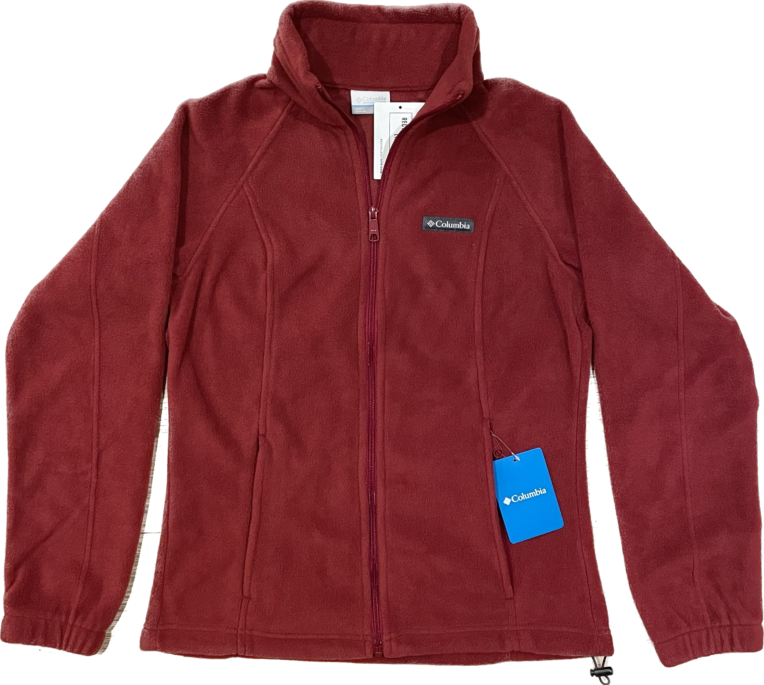 Columbia NWT Fleece Jacket, Red Women's Sizes S
