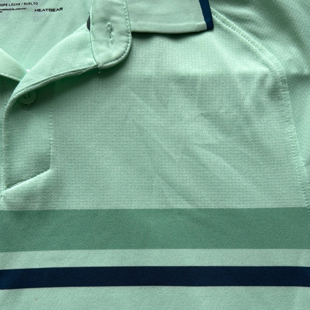 Under Armour Polo, Light Green Mens Size S