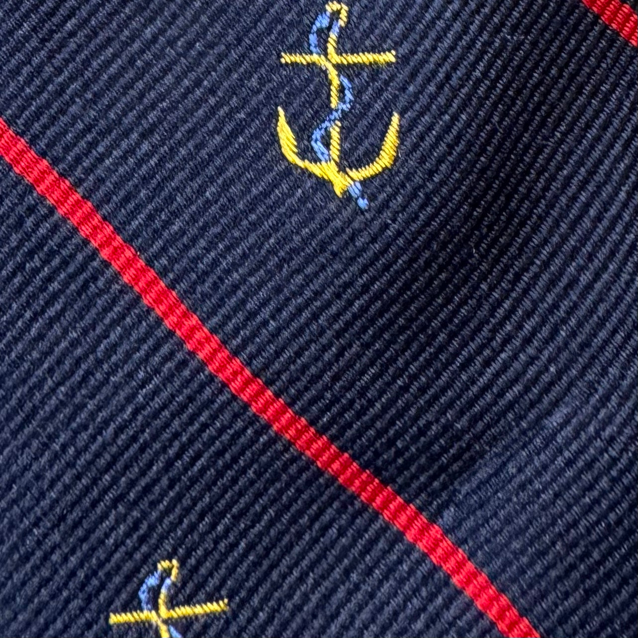 Crewcuts Anchor Tie, Navy Boys Size 42
