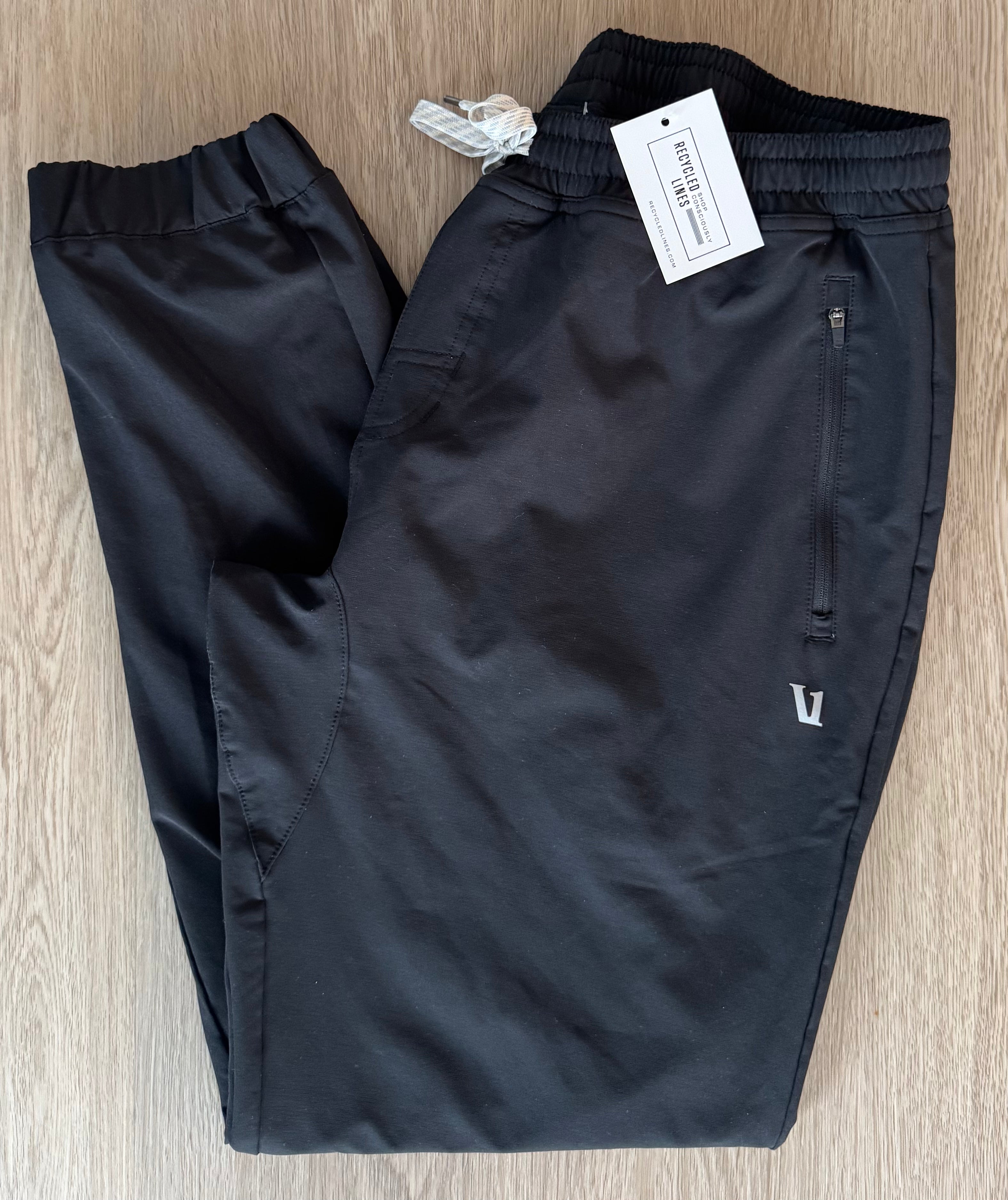 Vuori Meta Joggers, Black Mens Size XL