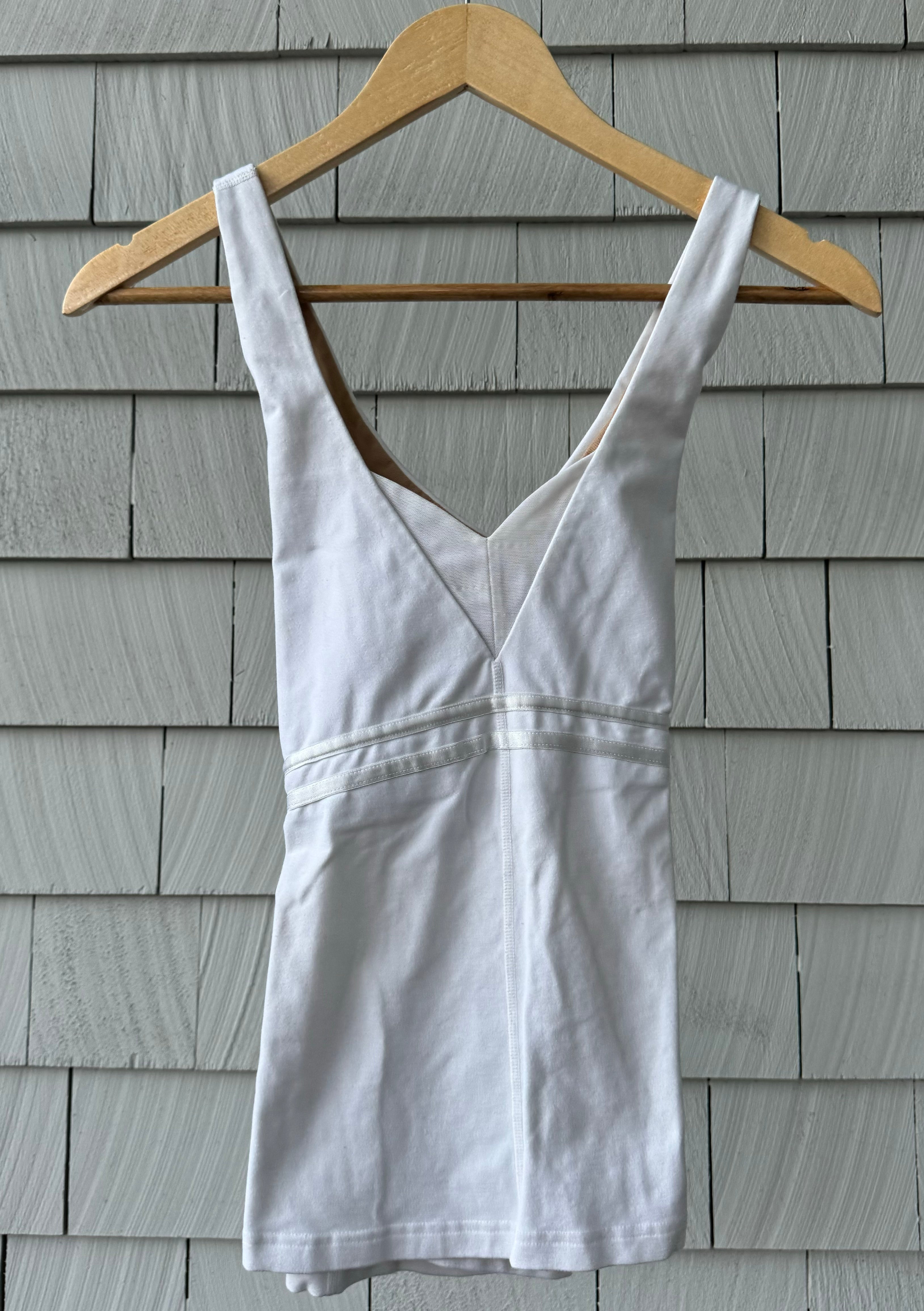 Lululemon Tank Top, White Womens Size 8