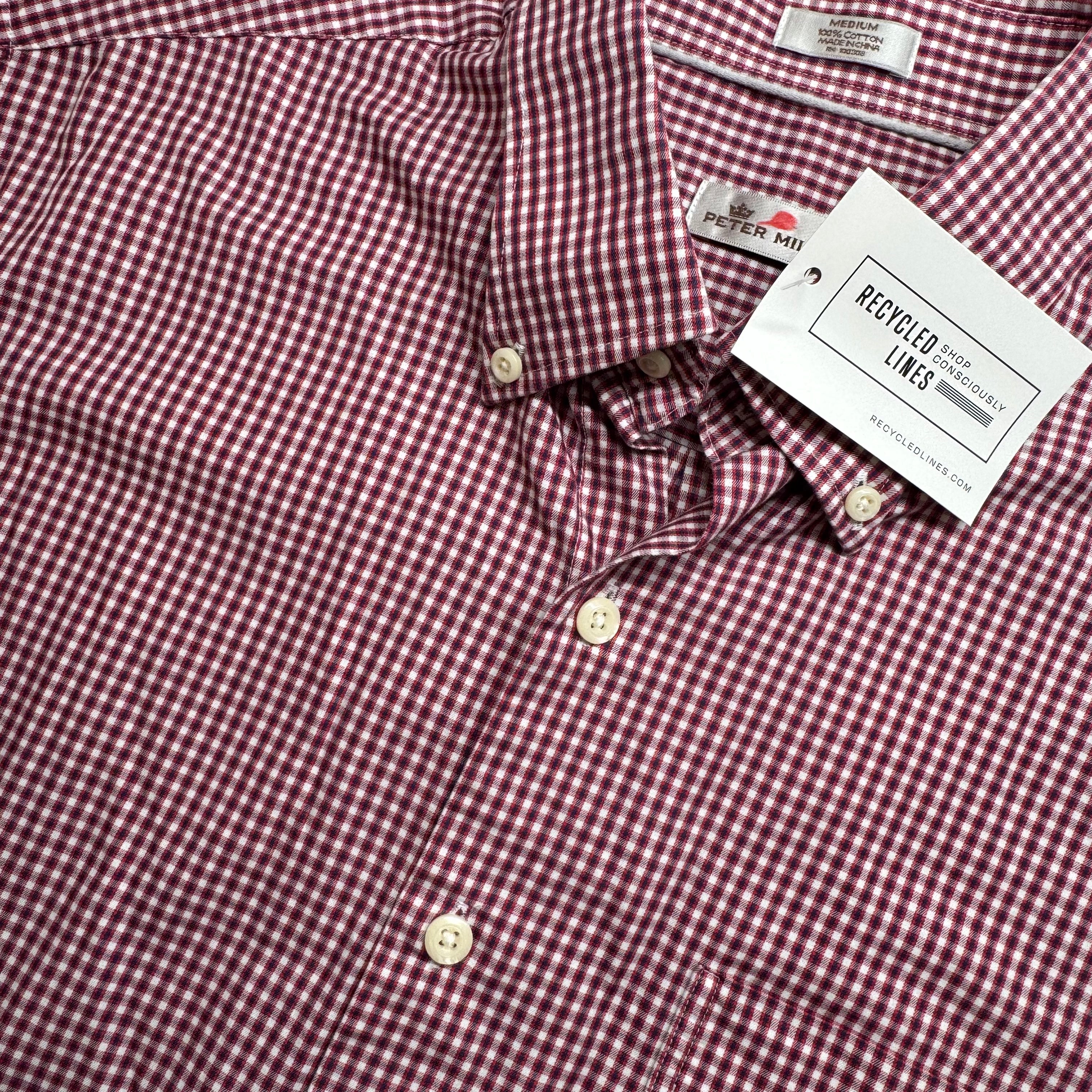 Peter Millar Button Down, RWB Mens Size M in excellent condition — Recycled Lines, Fairfield CT | Premium Sustainable Consignment