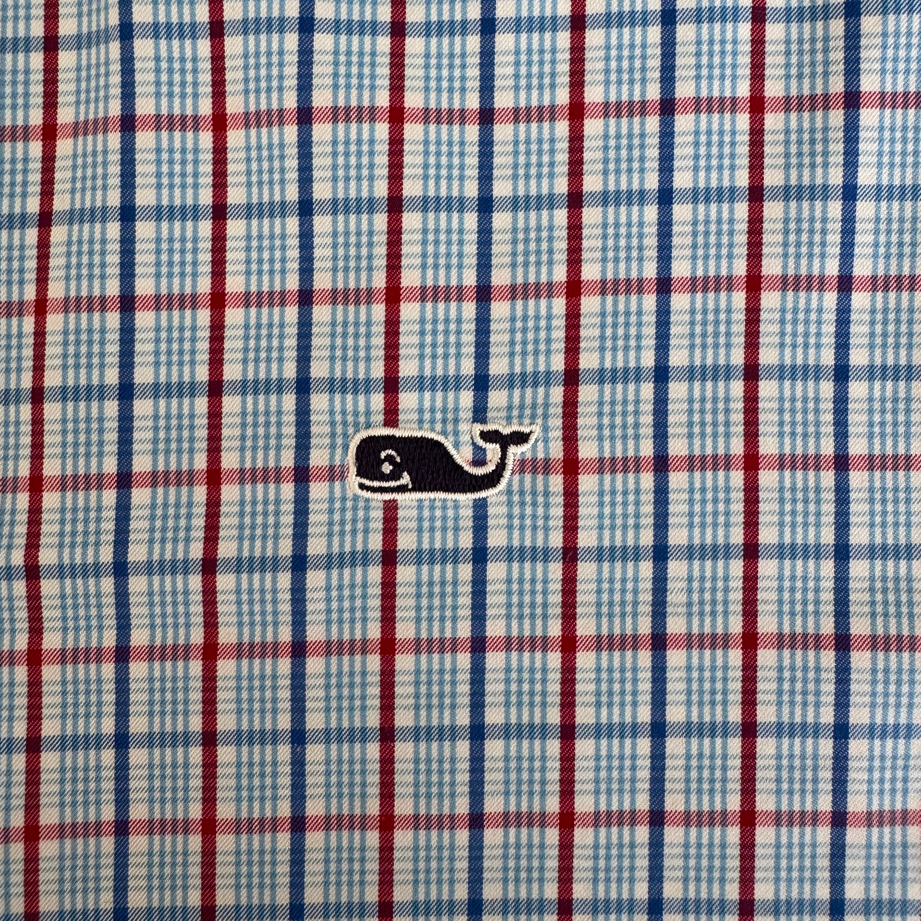 Vineyard Vines Performance Button Down, RWB Mens Size M