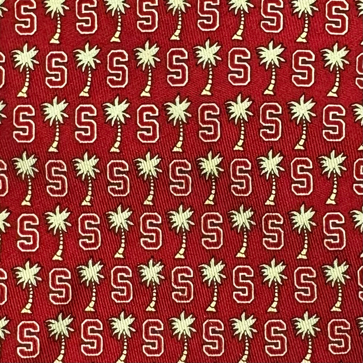 Vineyard Vines Stanford Tie, Red Mens