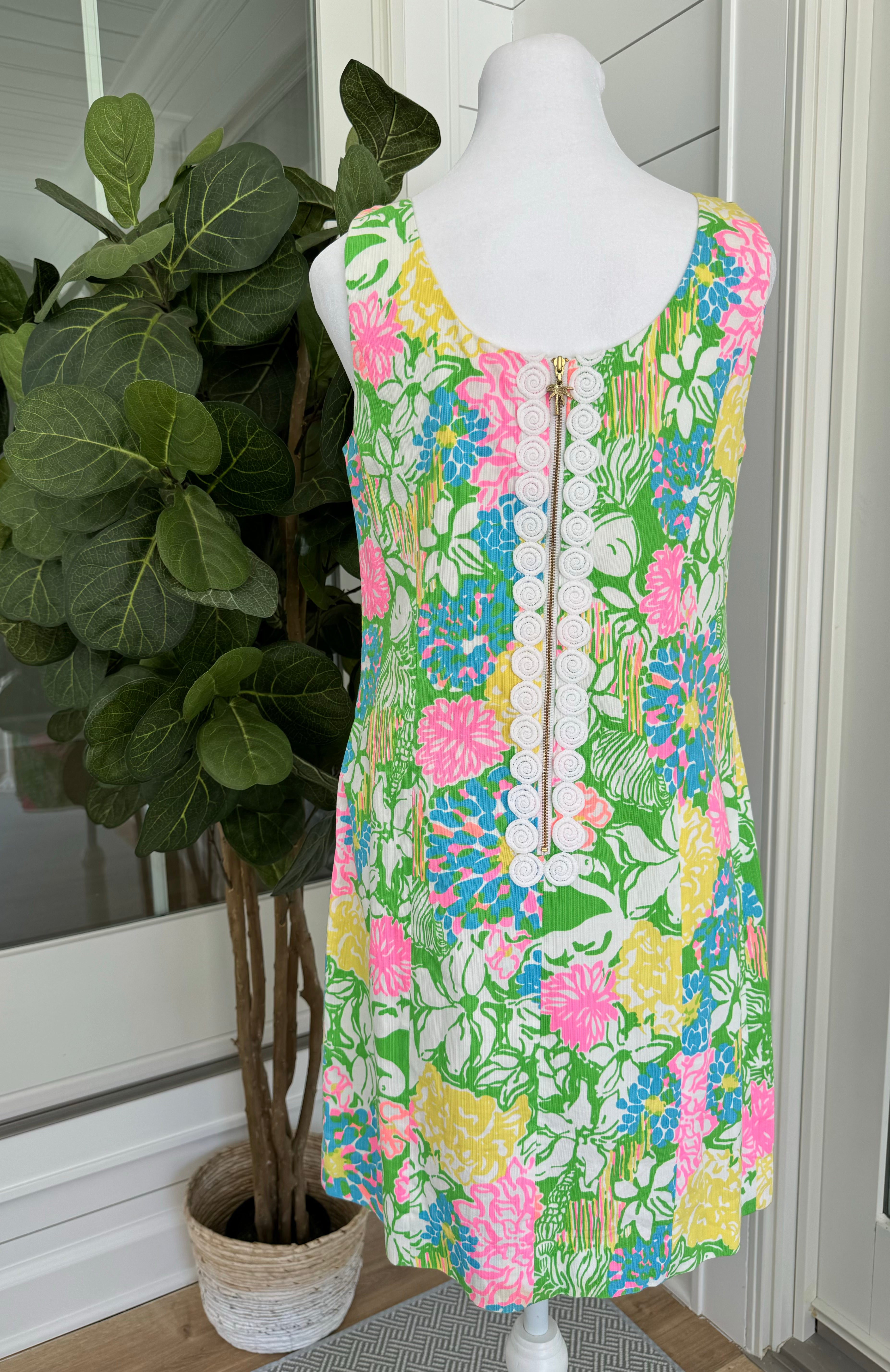 Lilly Pulitzer Dress, Multi Color Light Womens Size 6