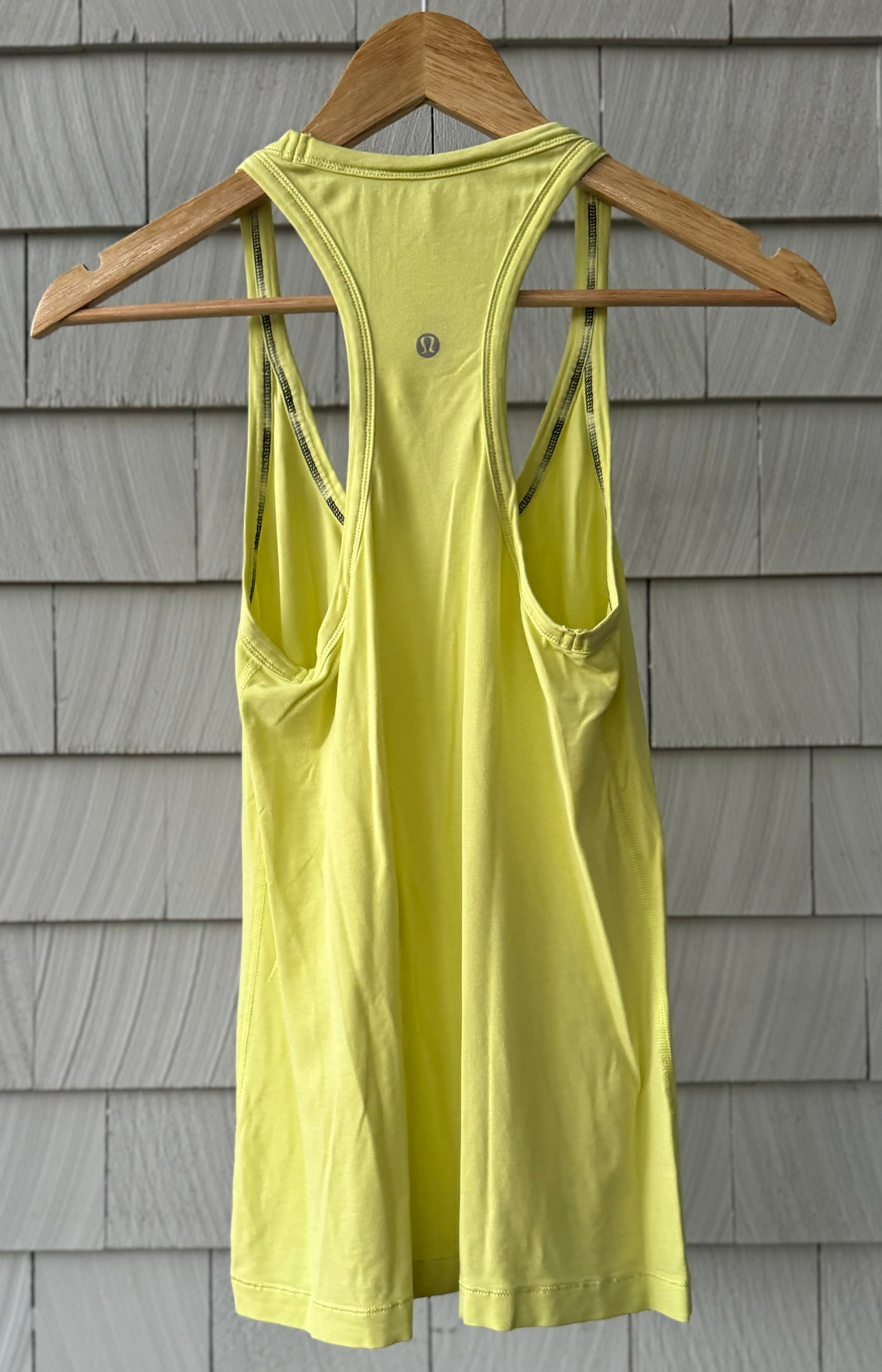 Lululemon Tank Top, Yellow Womens Size 6?