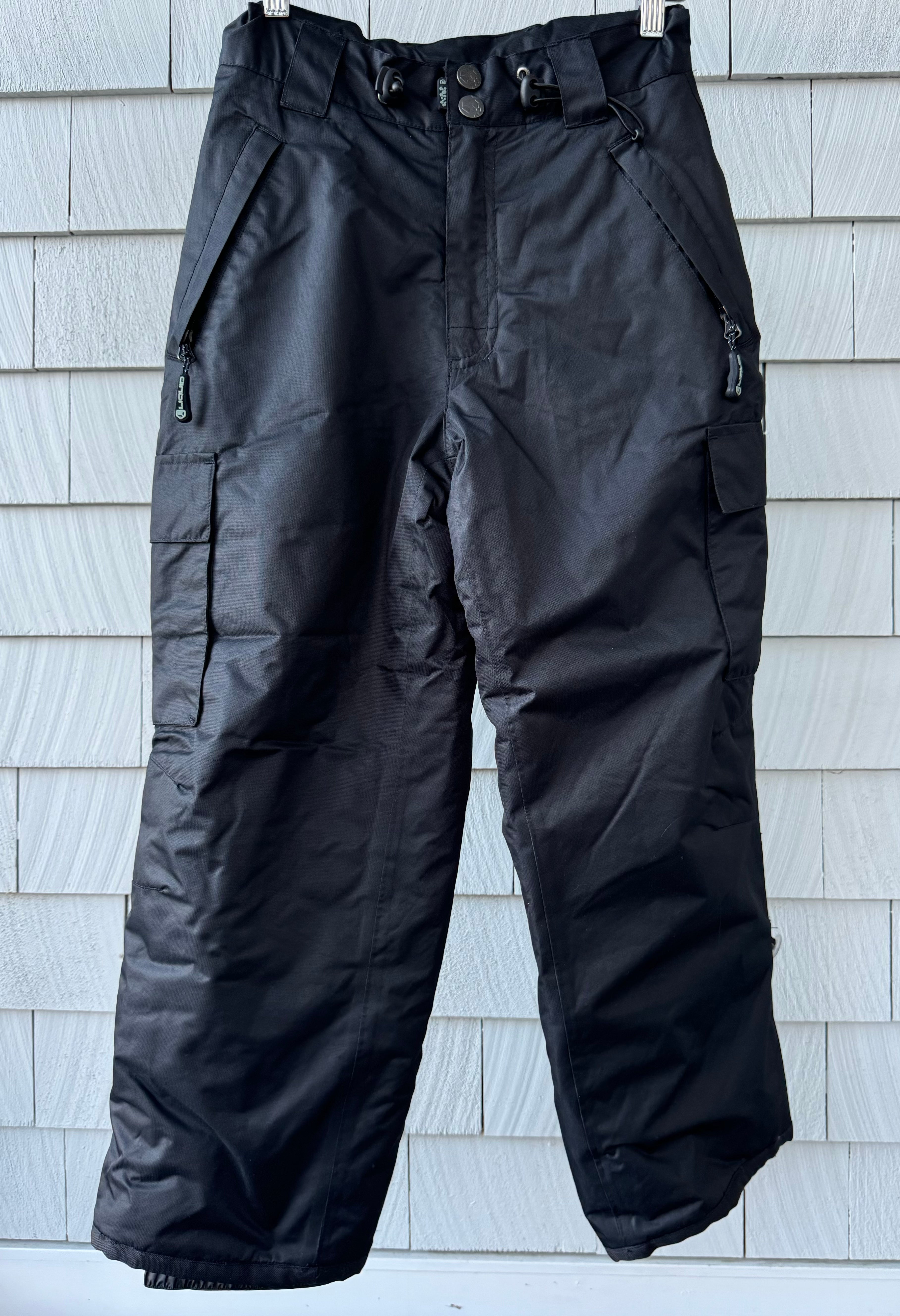 Venture Snow Pants, Black Boys Size M