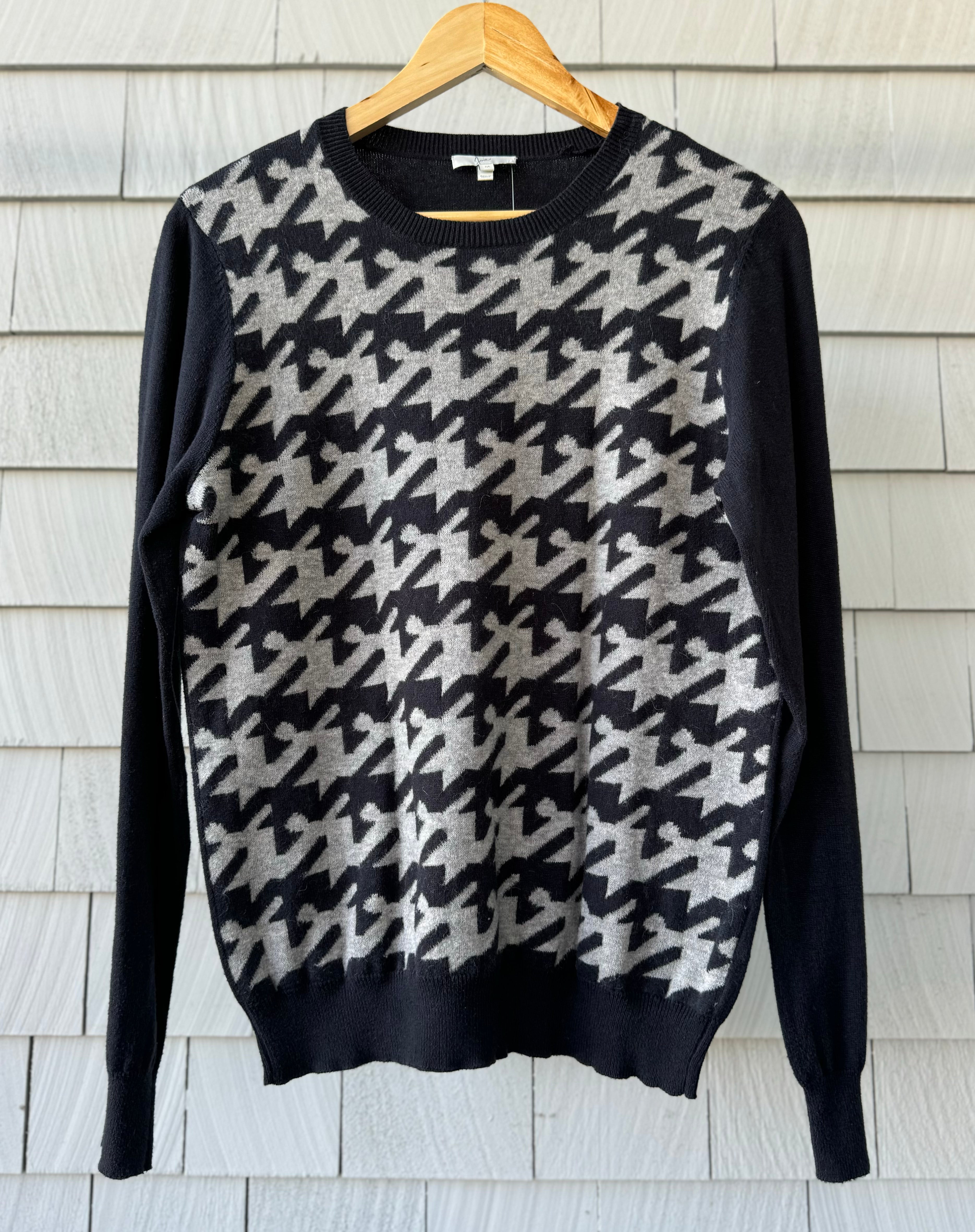 Joie Sweater, Black/Gray Womens Size M