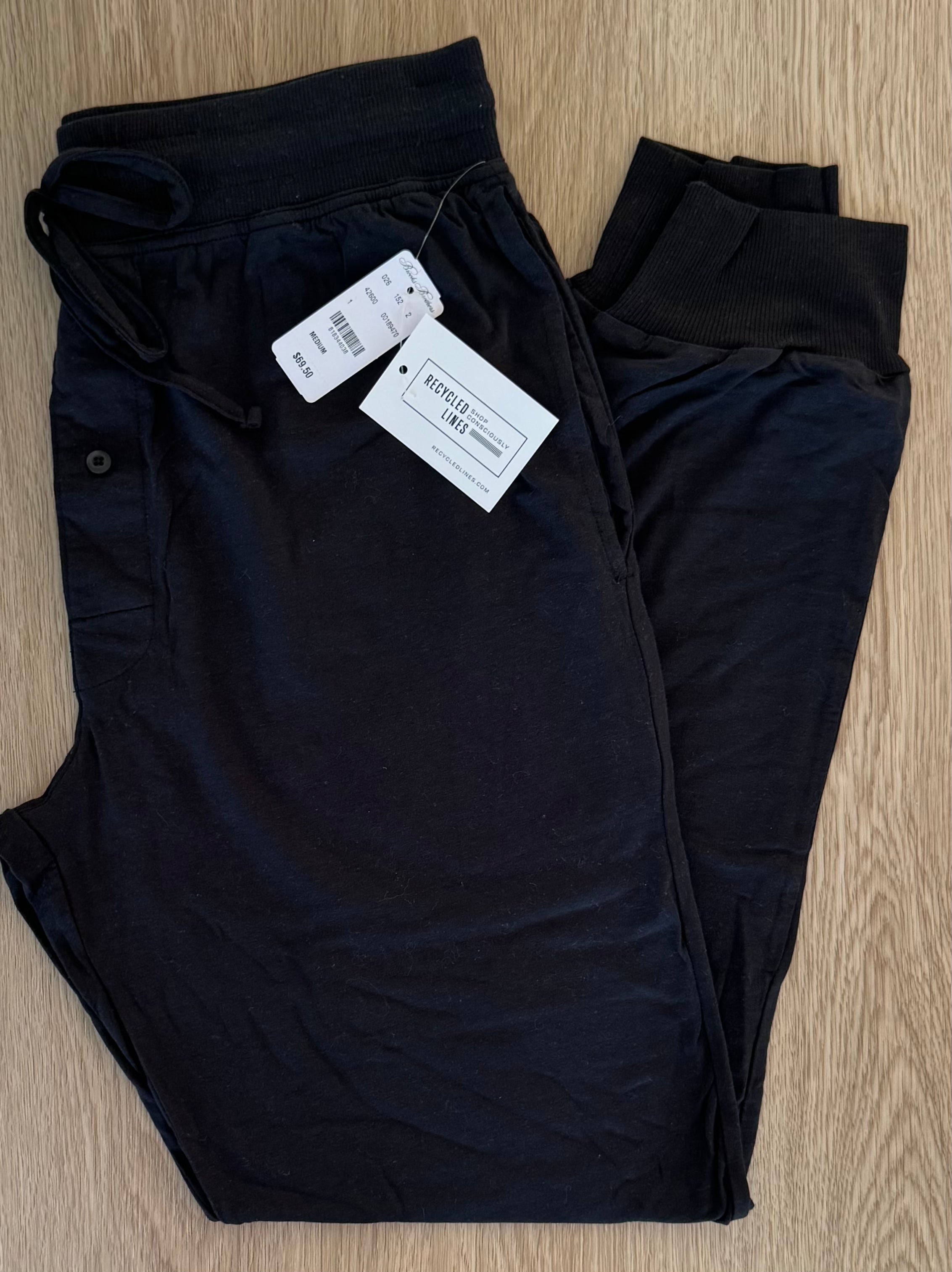 Brooks Brothers NWT Pajama Pants, Black Mens Size M