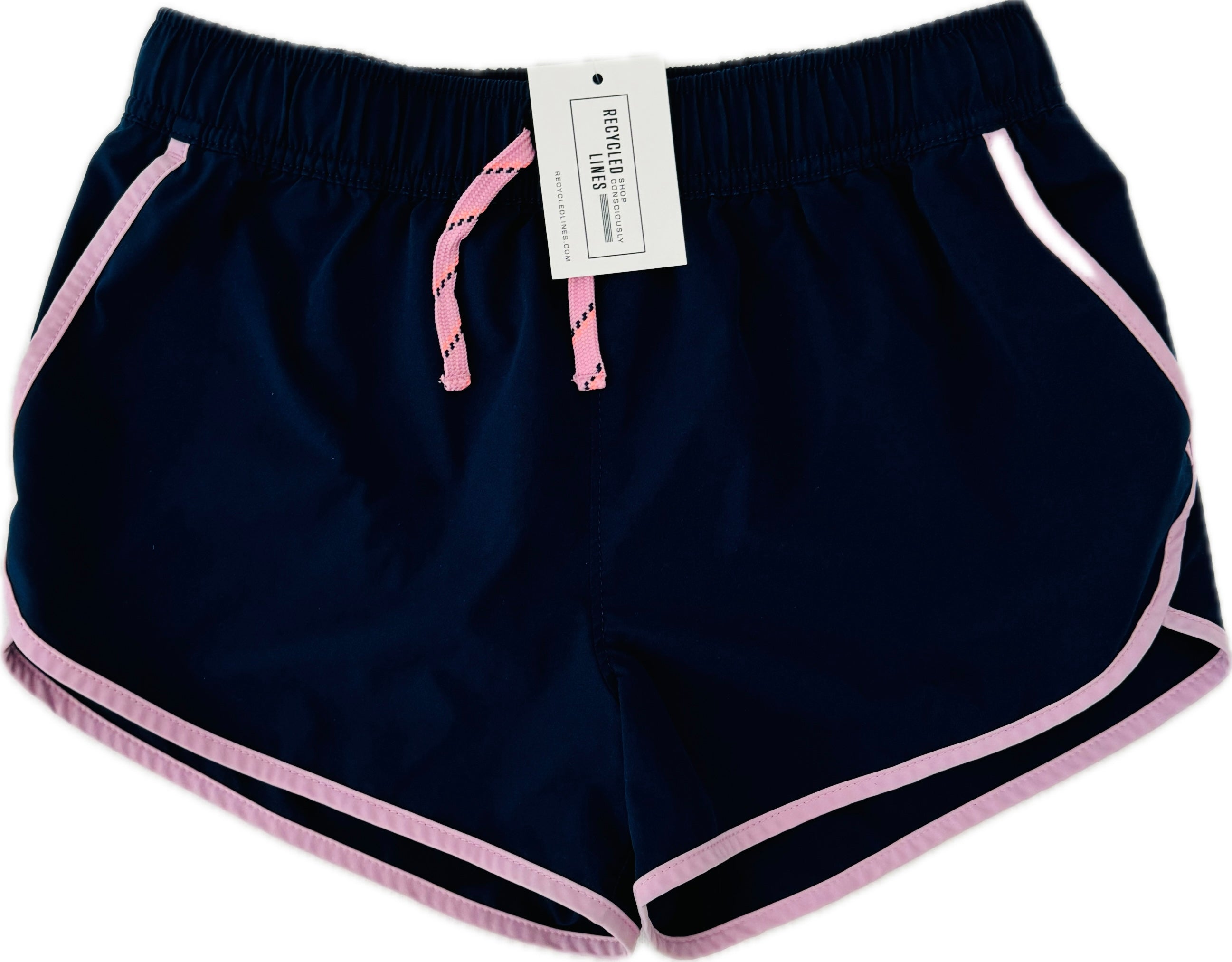 Crewcuts Shorts, Navy/Pink Girls Size 14