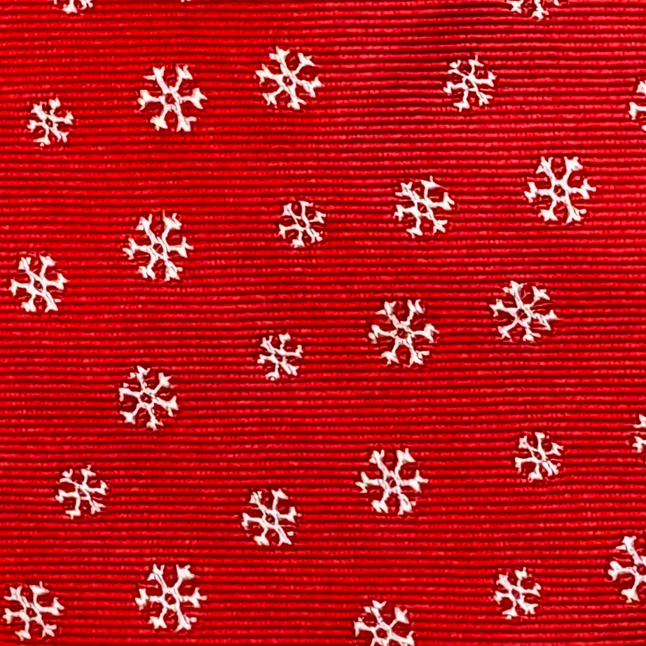 Vineyard Vines Snowflake Tie, Red Mens