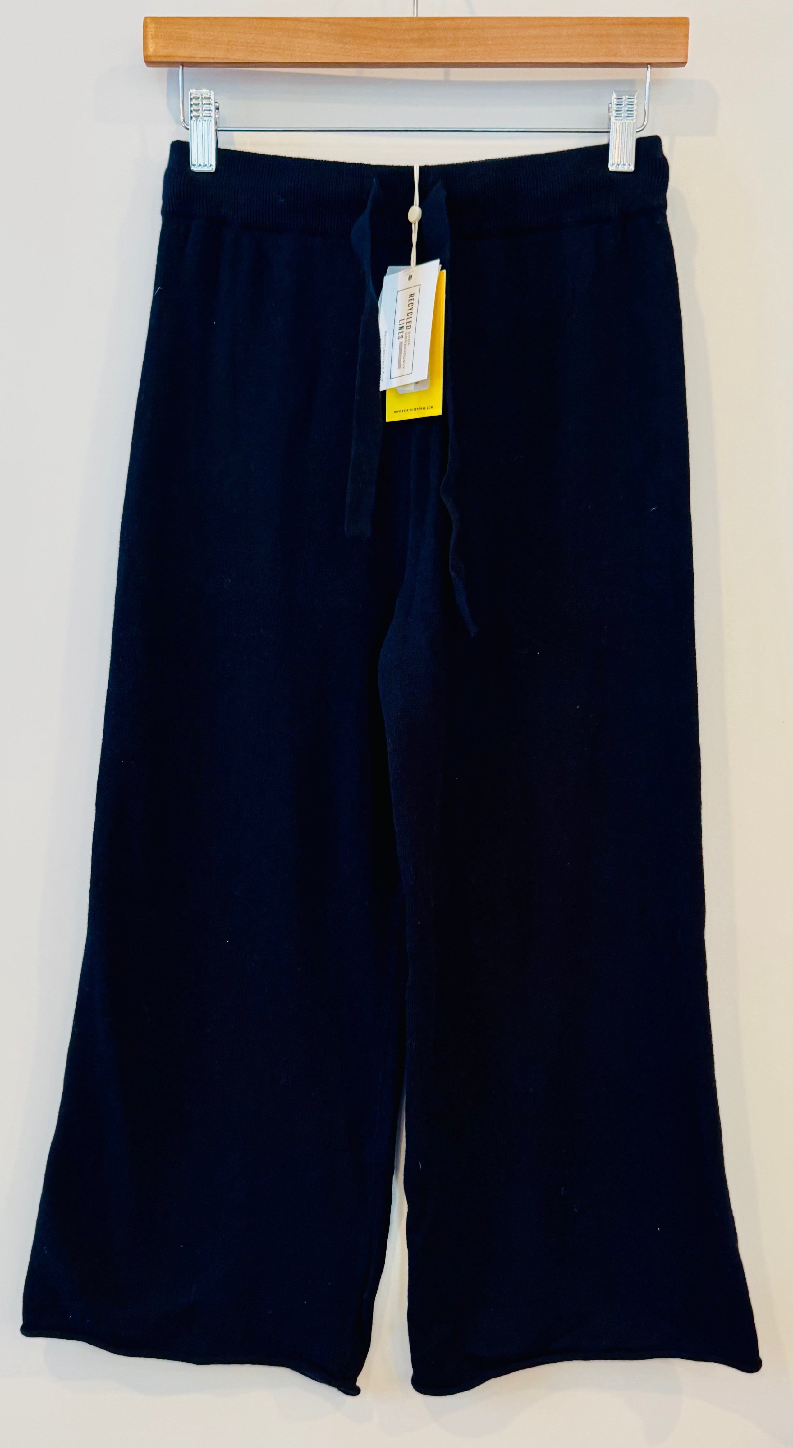 Kerri Rosenthal NWT Cropped Barb Lounge Pant, Indigo Womens Size XS