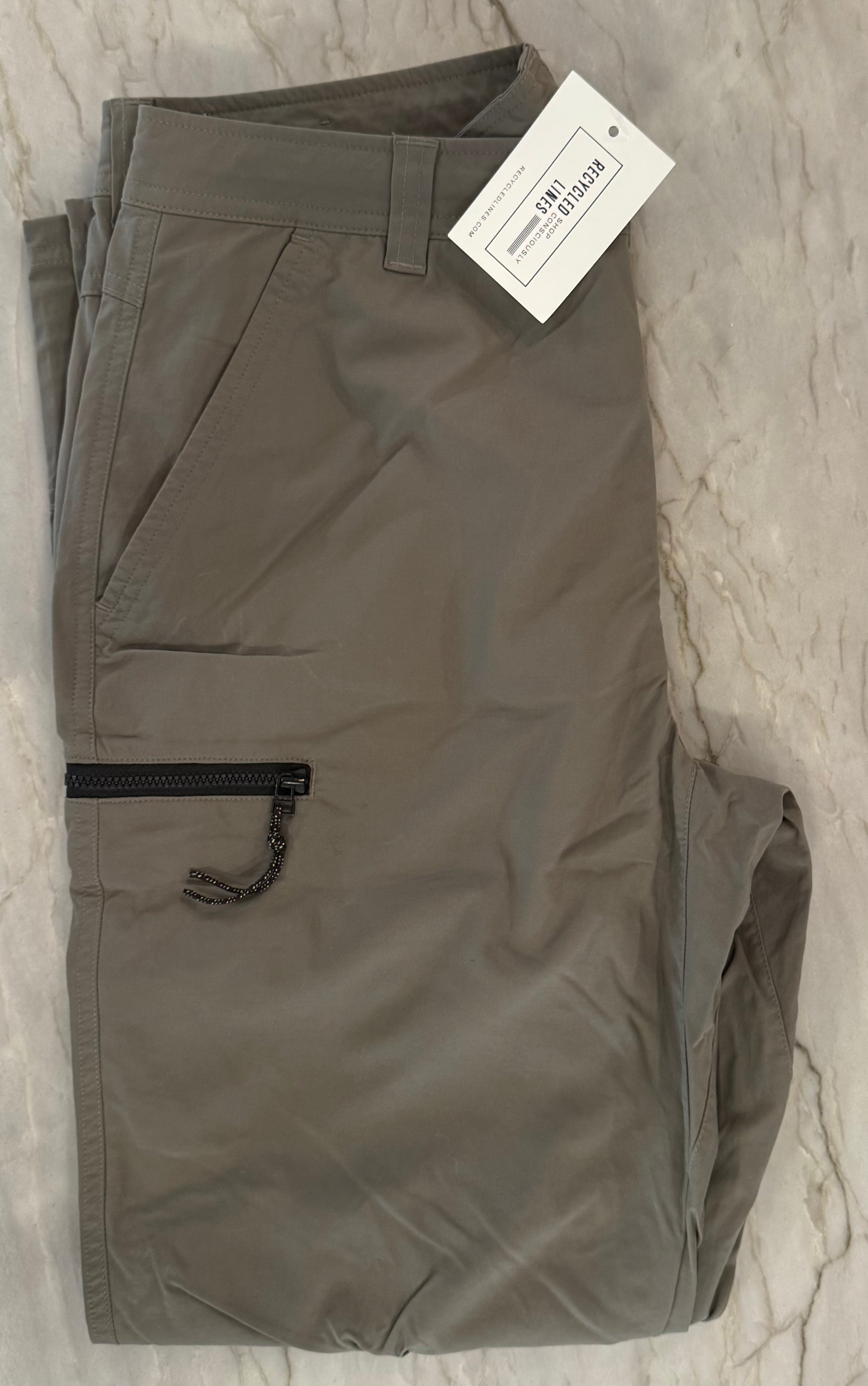 REI Co-op Trailmade Pants, Olive Mens Size 32x30 in excellent condition — Recycled Lines, Fairfield CT | Premium Sustainable Consignment