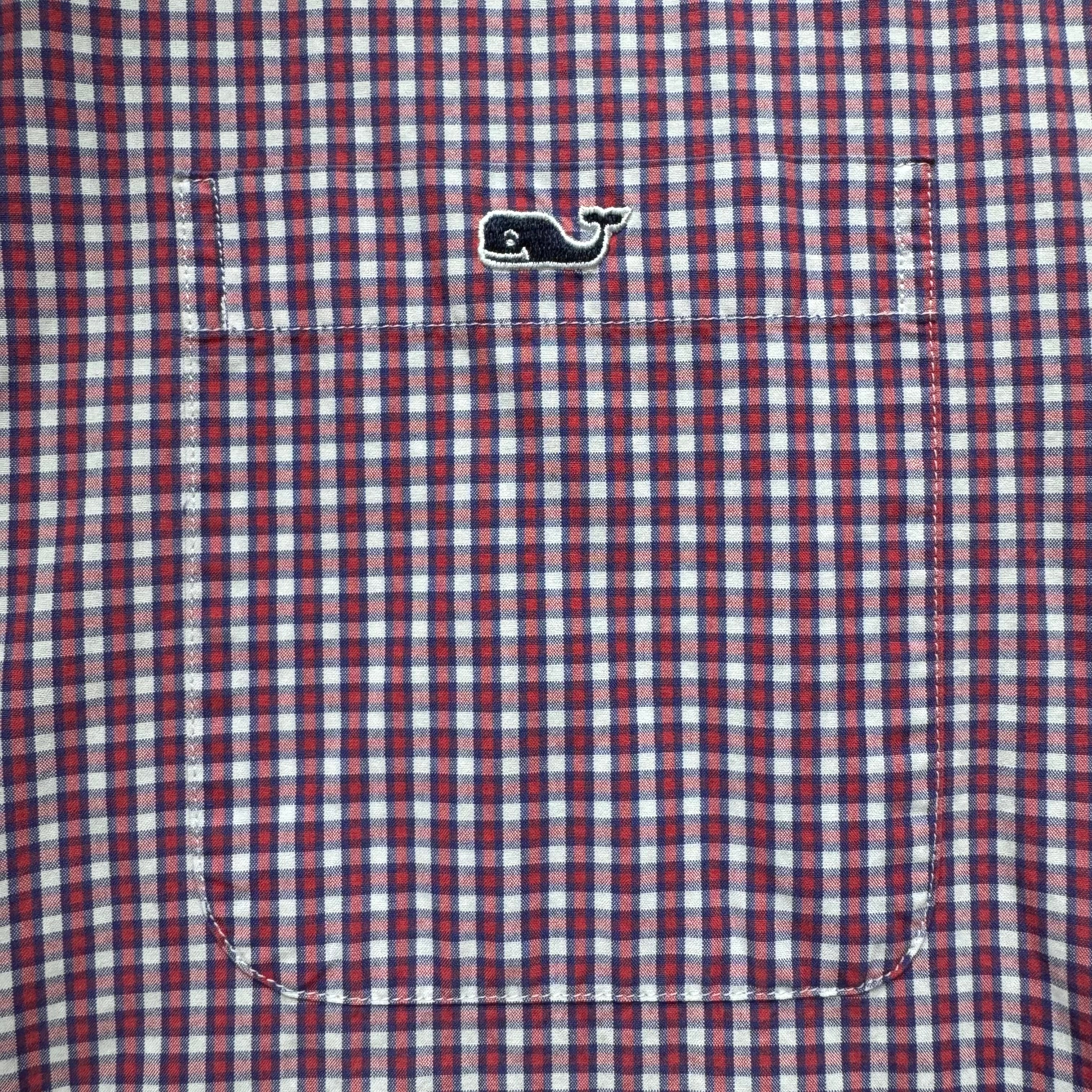 Vineyard Vines Button Down, RWB Mens Size S