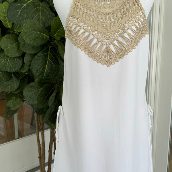 lilly pulitzer white gold dress , White/Gold Womens Size 8 Lilly Pulitzer Dress Is Size:5/shipping 7-15 days sleeves Cowl-Neck Long Prom Dress