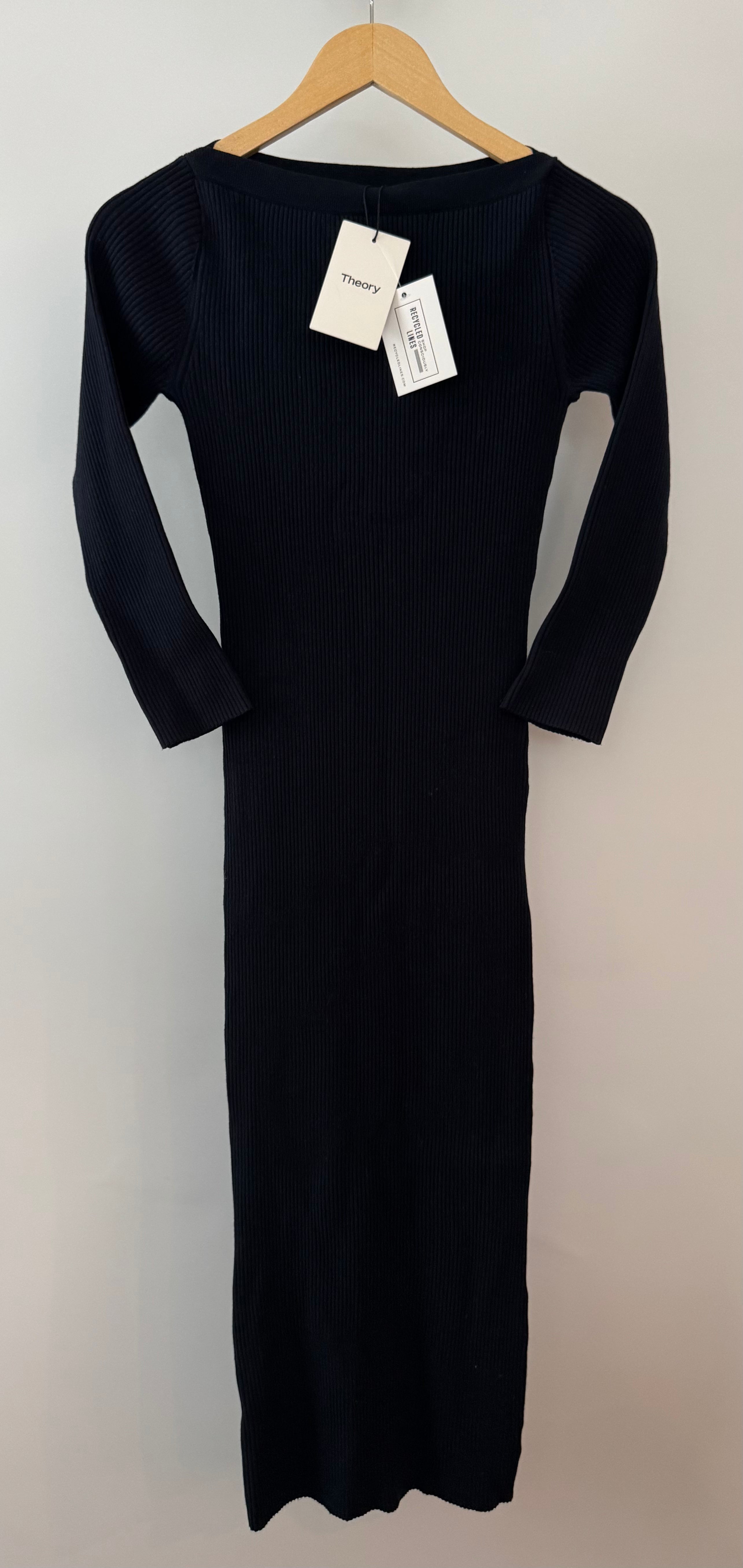 Theory NWT Delissa C Sweater Dress, Navy Womens Size S