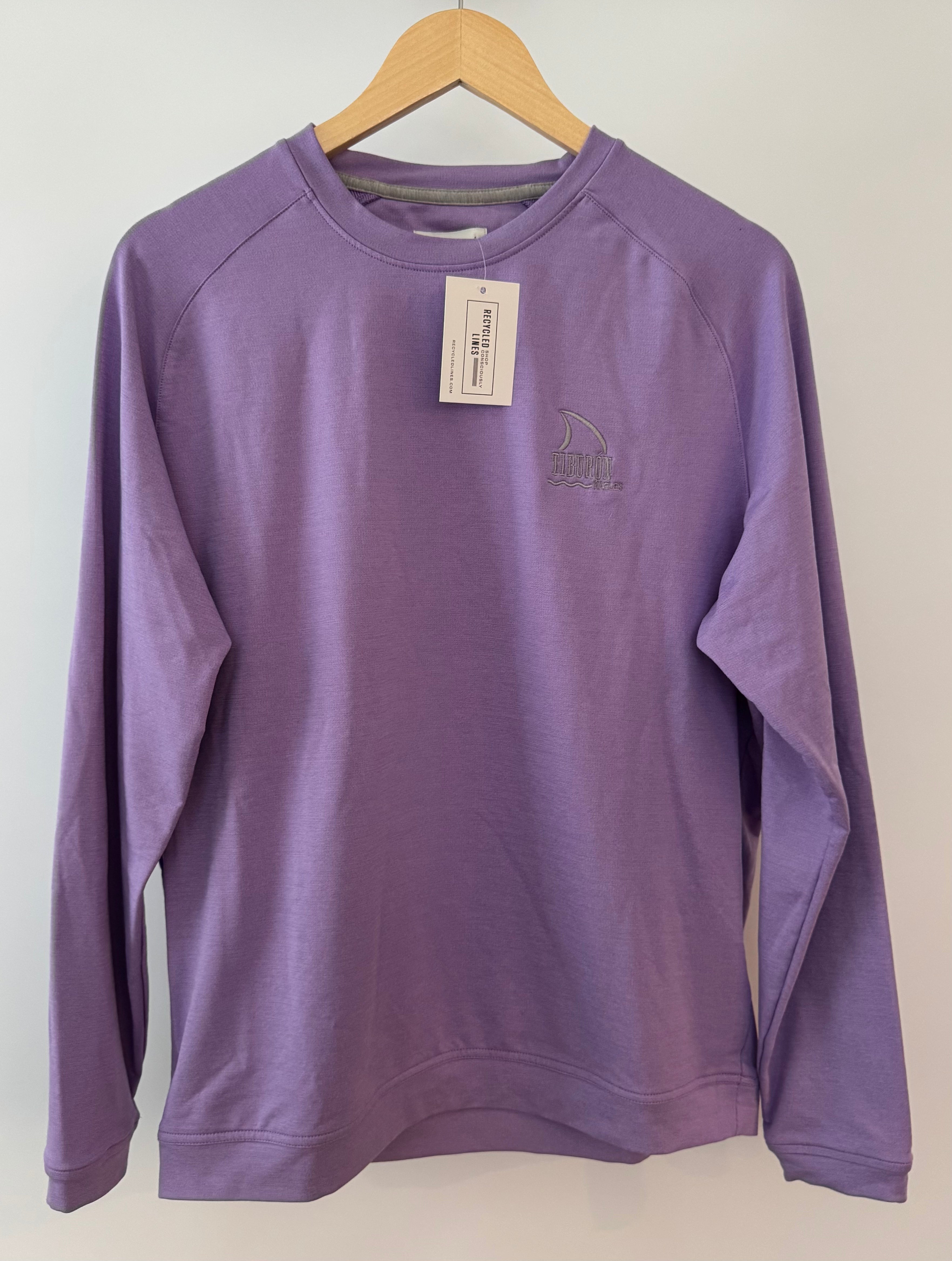 Peter Millar Tiburon Naples Performance Tee, Purple Mens Size M