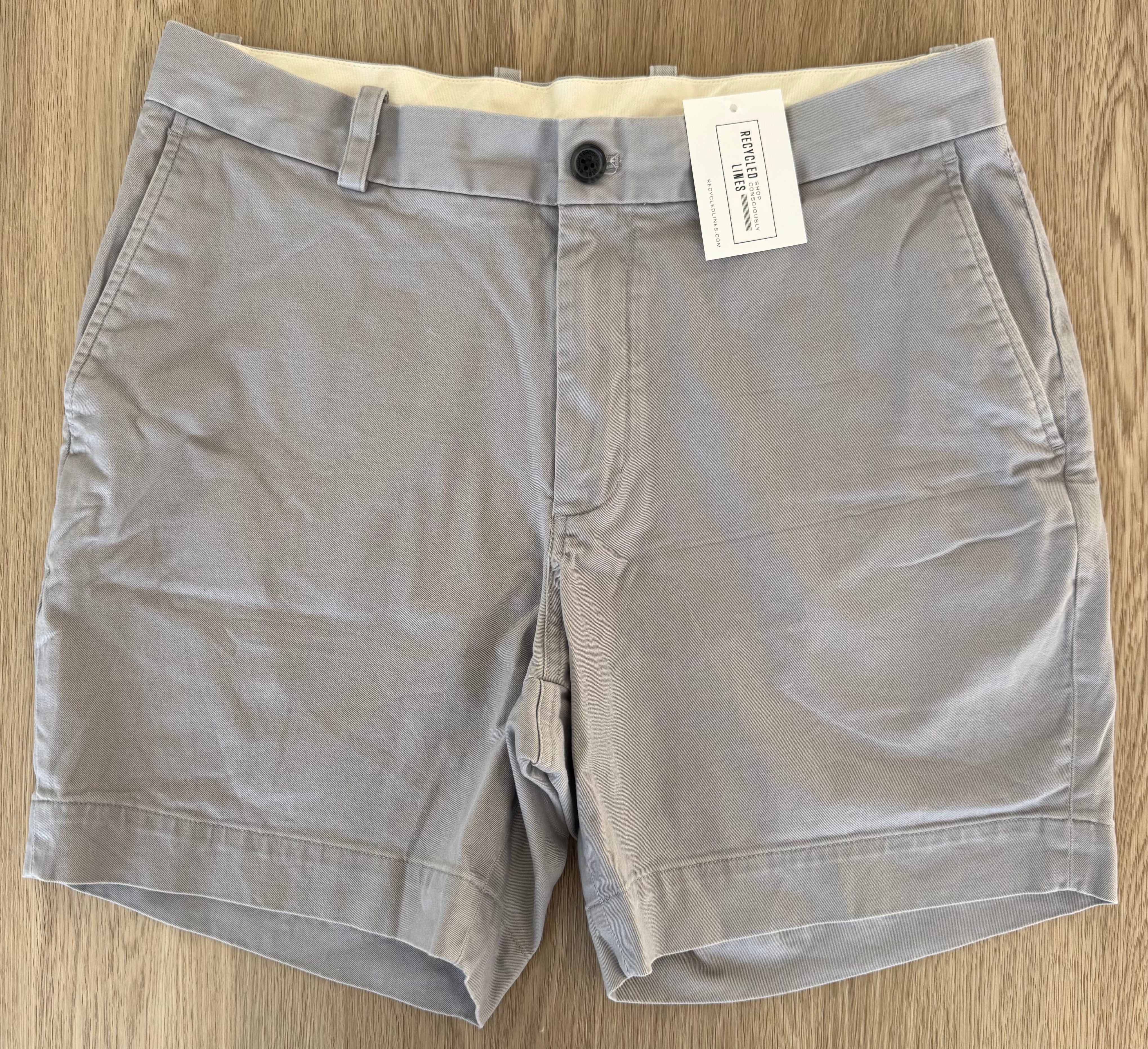 Brooks Brothers Shorts, Light Gray Mens Size 34