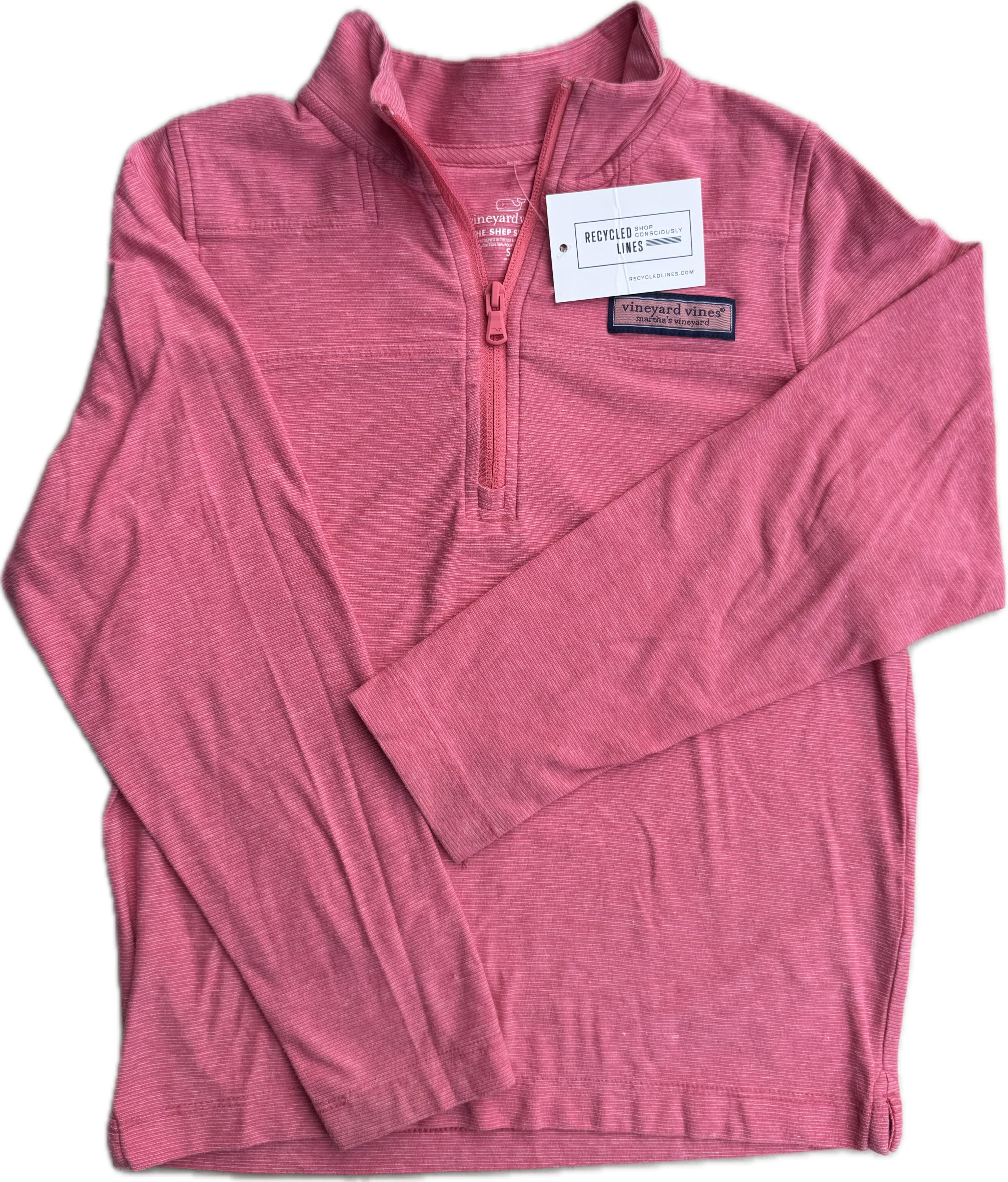 Vineyard Vines 1/4 Zip Pullover, Nantucket Red Boys Size S (8/10)
