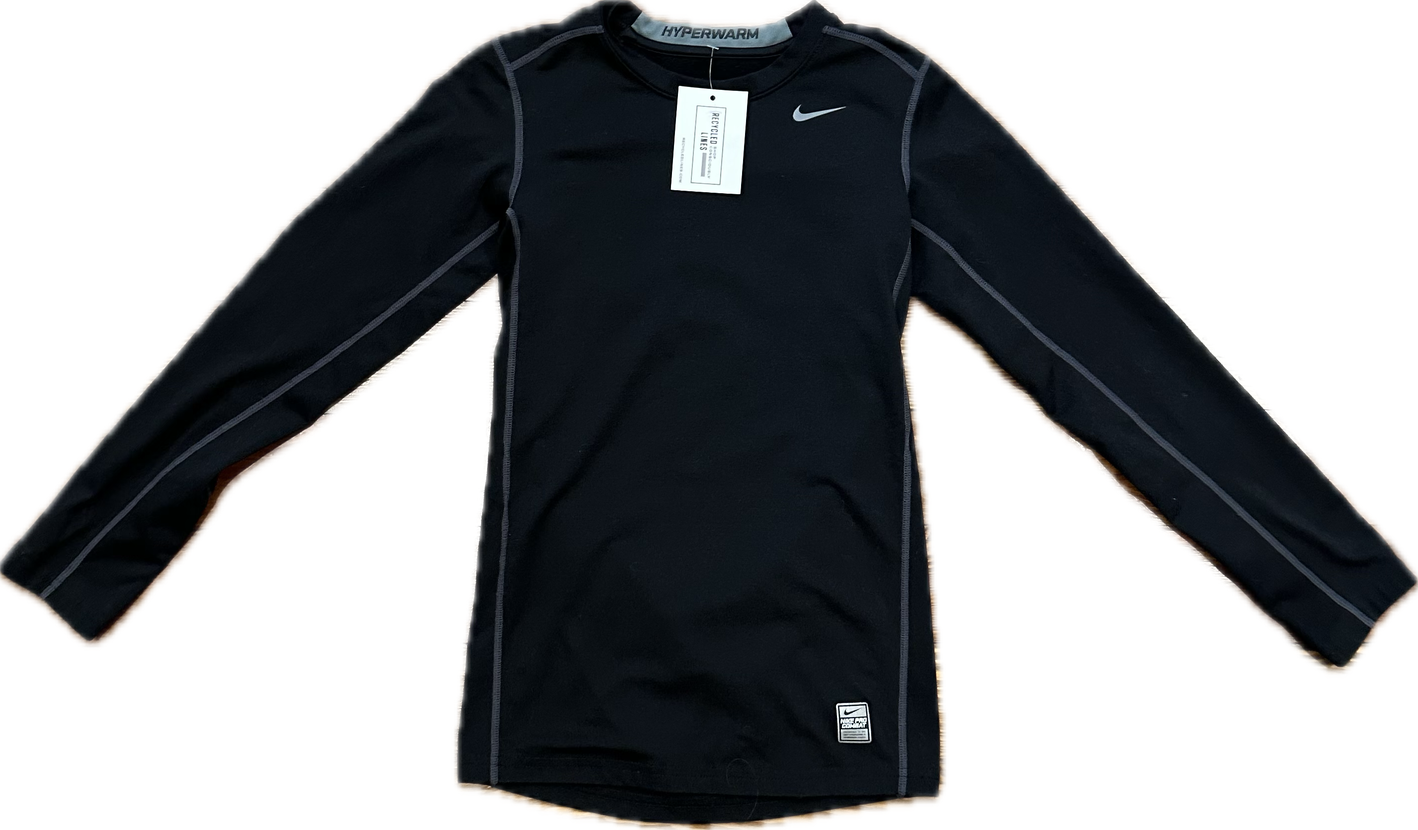 Nike Long Sleeve Underlayer, Black Boys Size L