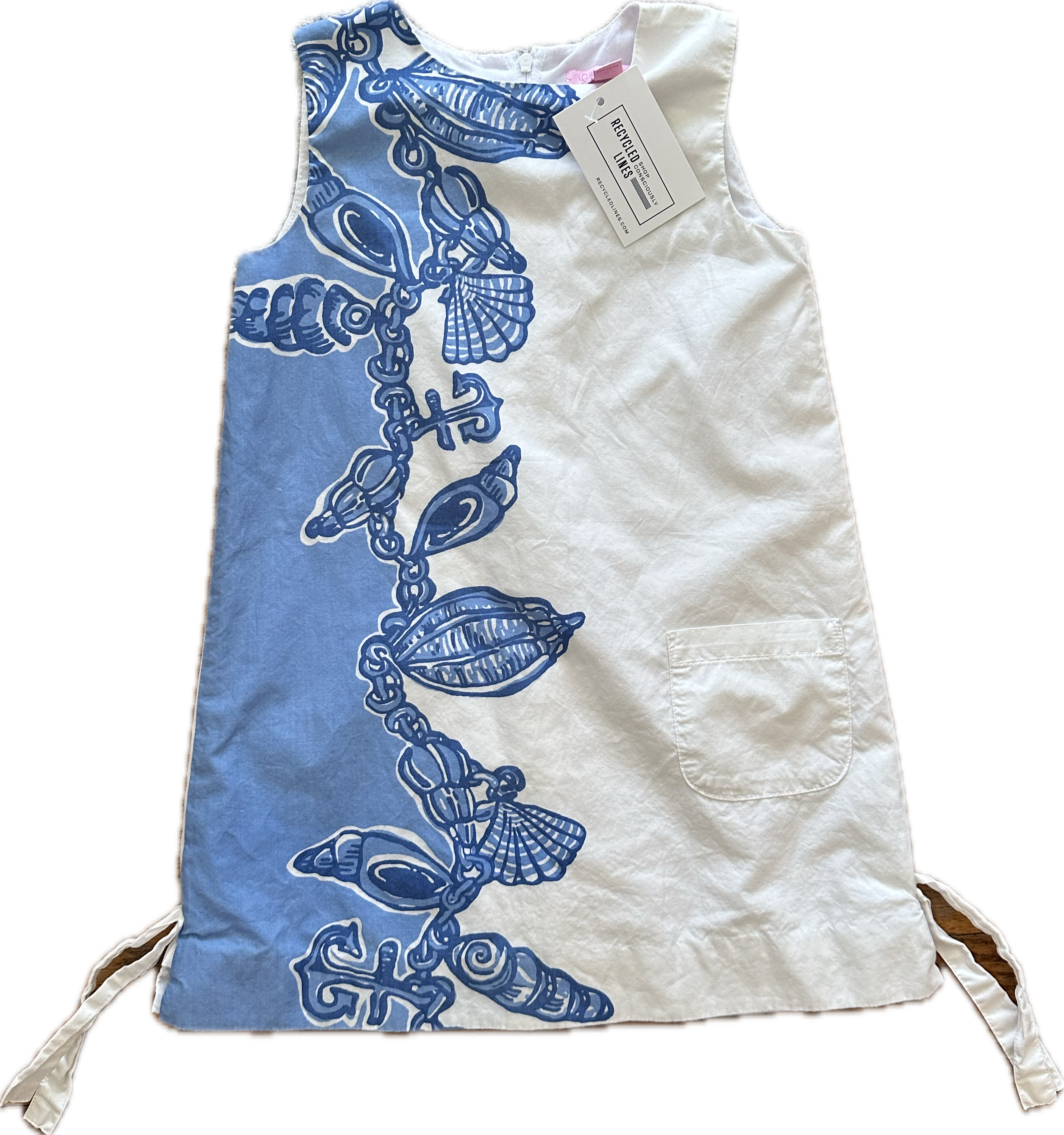 Lilly Pulitzer Dress, Blue/White Girls Size 4