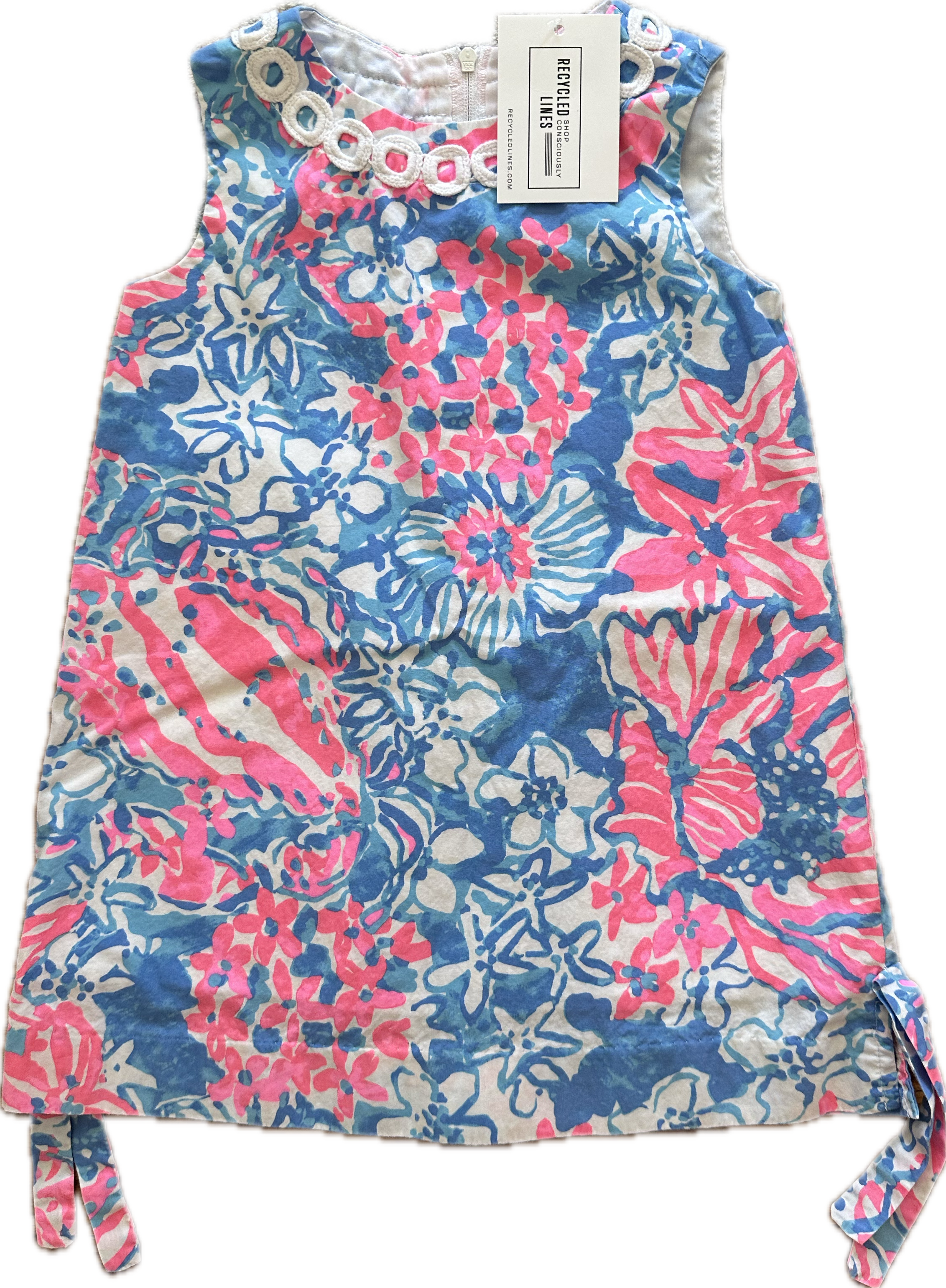 Lilly Pulitzer Dress, Pink/Blue Girls Size 3