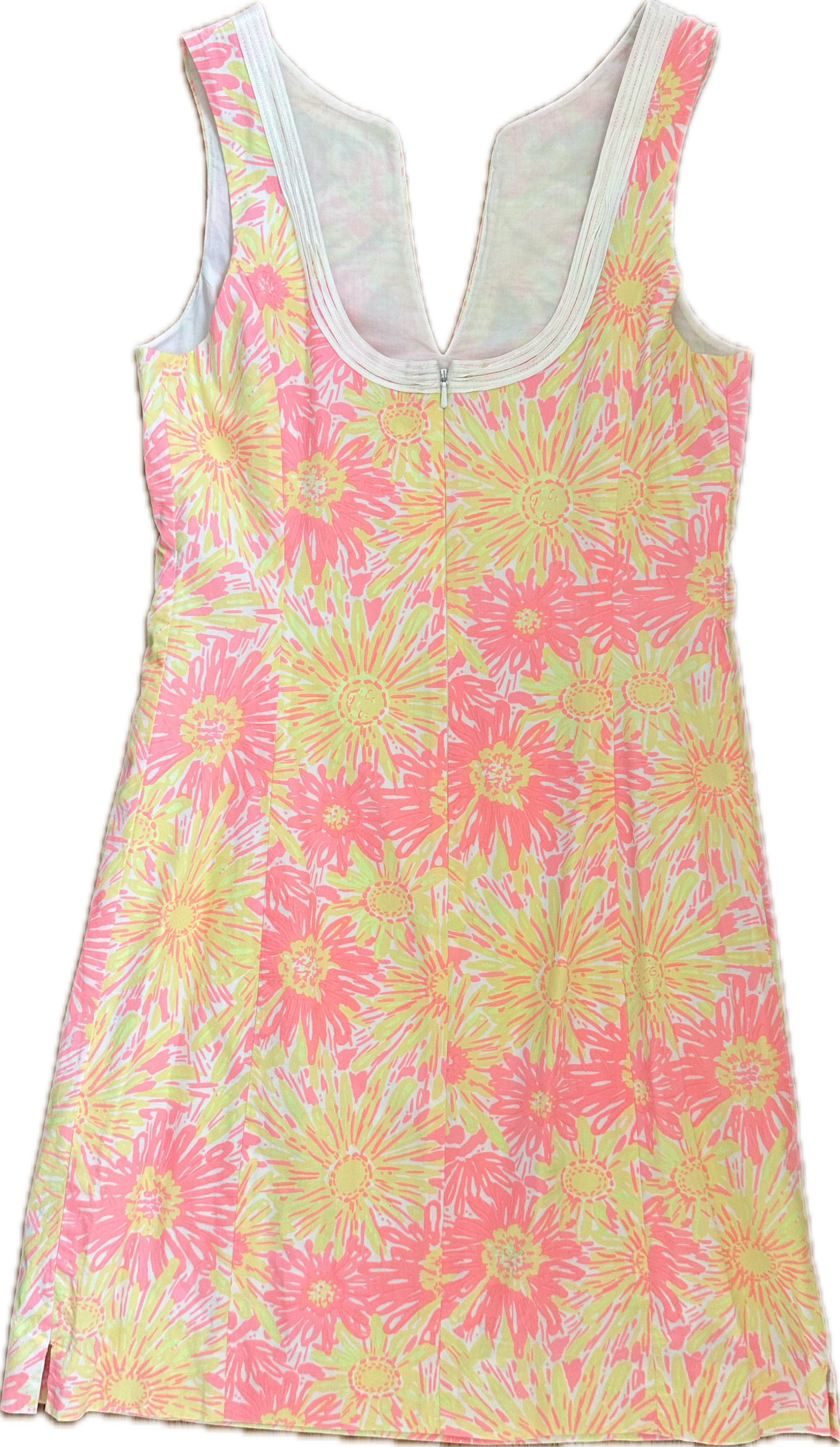 Lilly Pulitzer Dress, Yellow/Pink Womens Size 4