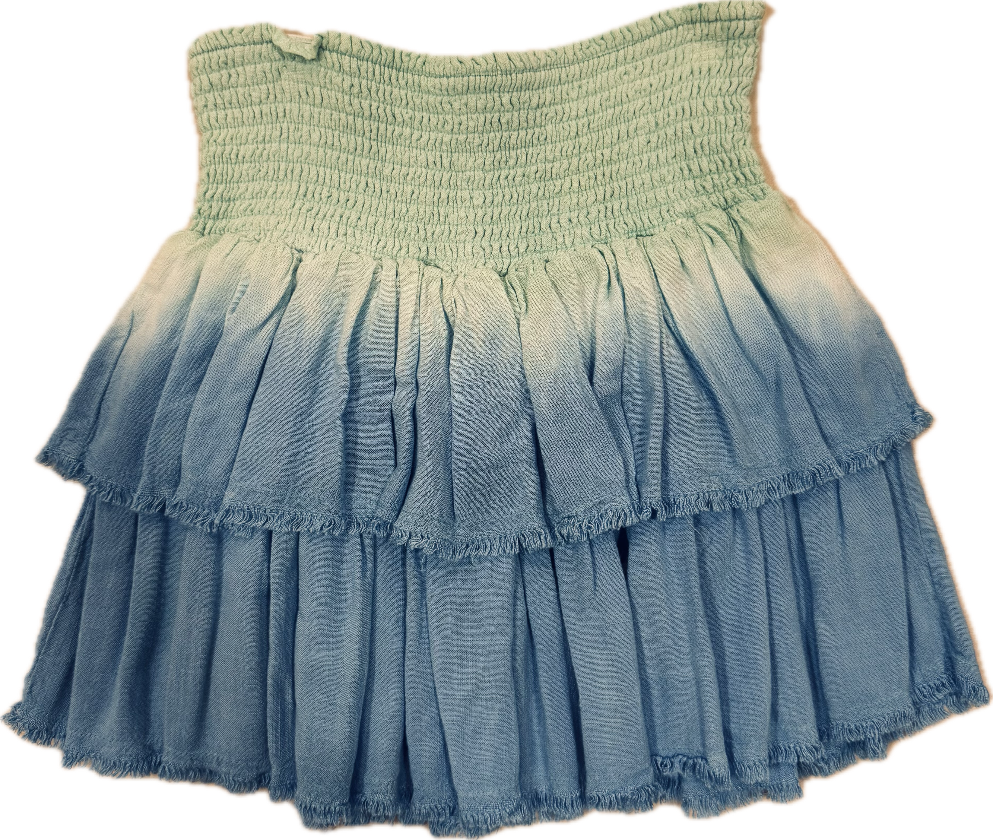 Splendid Tie Dye Skirt, Blue/Teal Girls Size 10